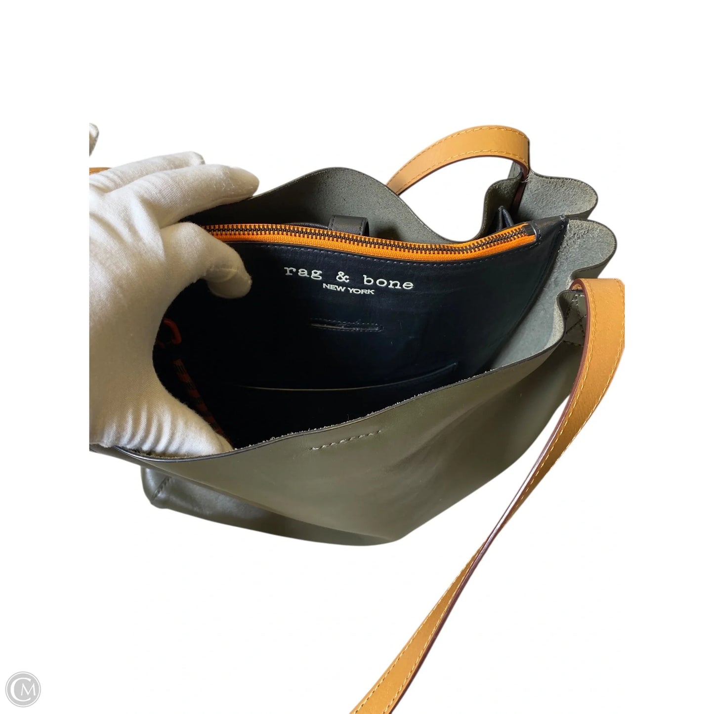 Handbag Leather By Rag And Bone, Size: Large