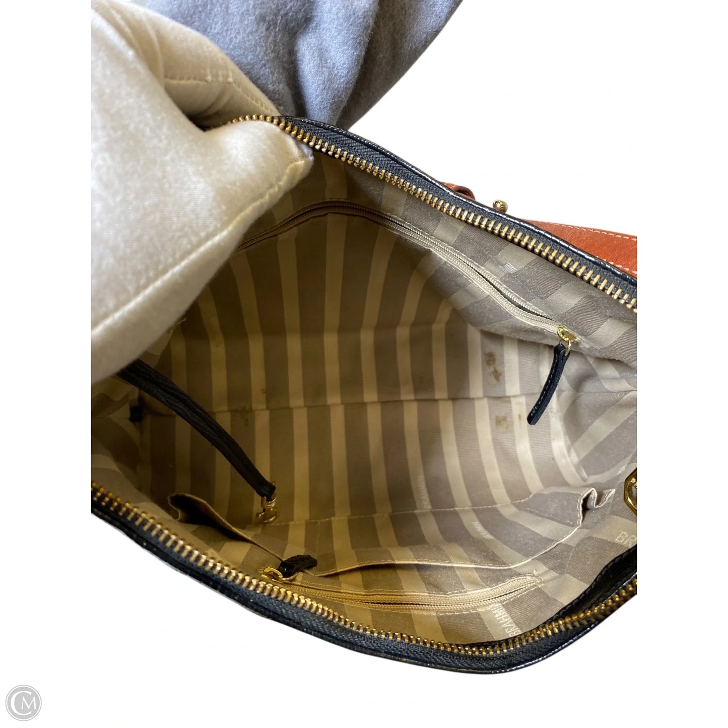 Handbag Designer By Brahmin, Size: Medium