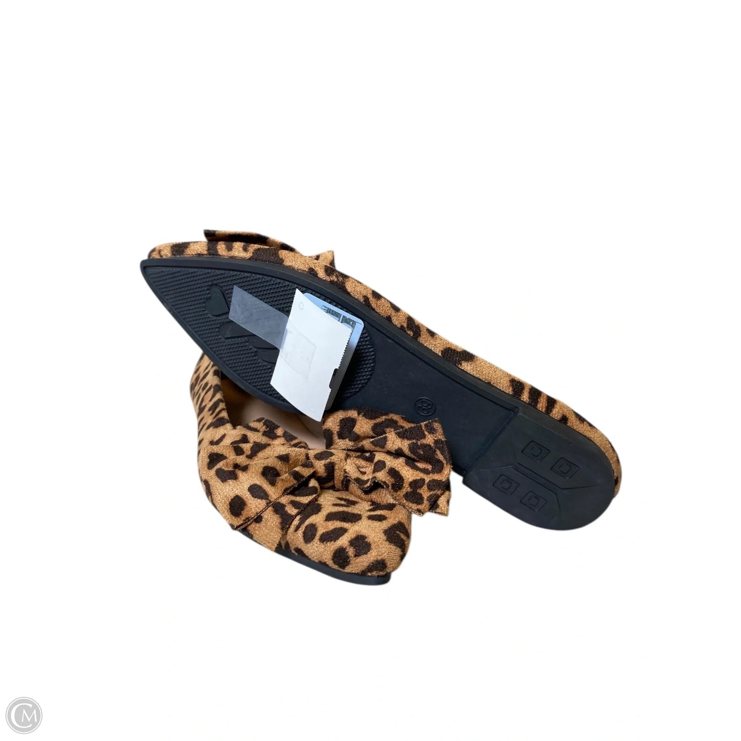 Shoes Flats By Clothes Mentor In Animal Print, Size: 9