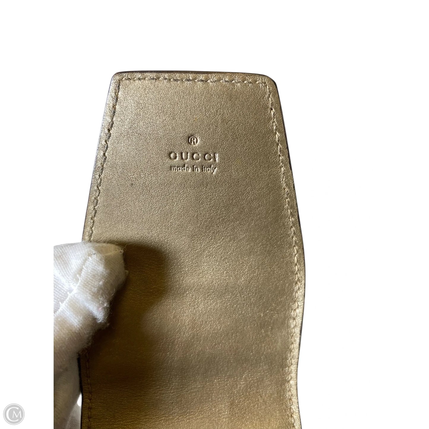 Makeup Bag Luxury Designer By Gucci, Size: Small