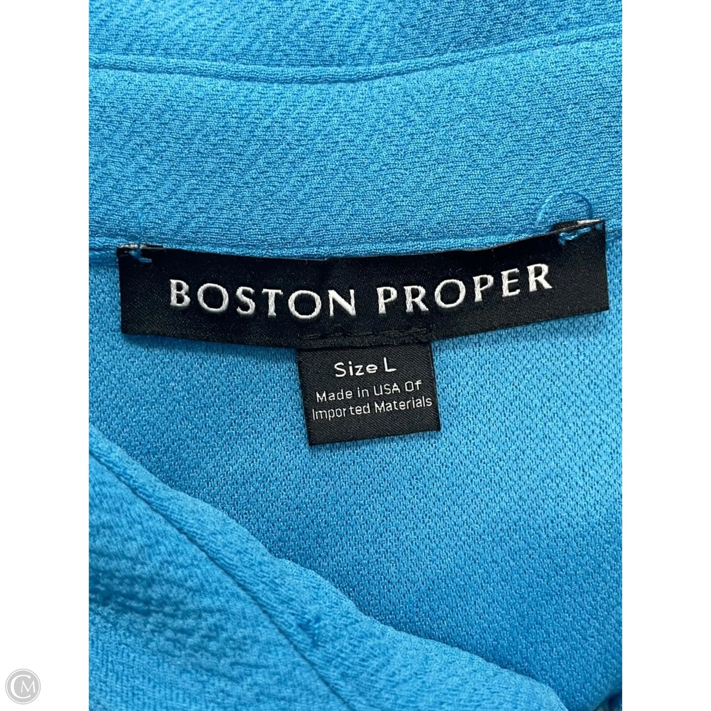 Dress Casual Short By Boston Proper In Blue, Size: L