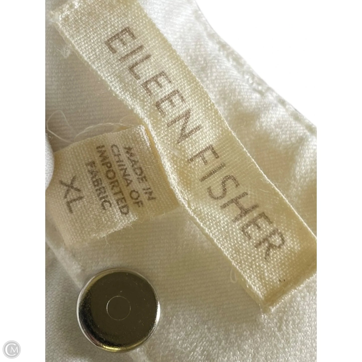 Pants Cropped By Eileen Fisher In White, Size: Xl