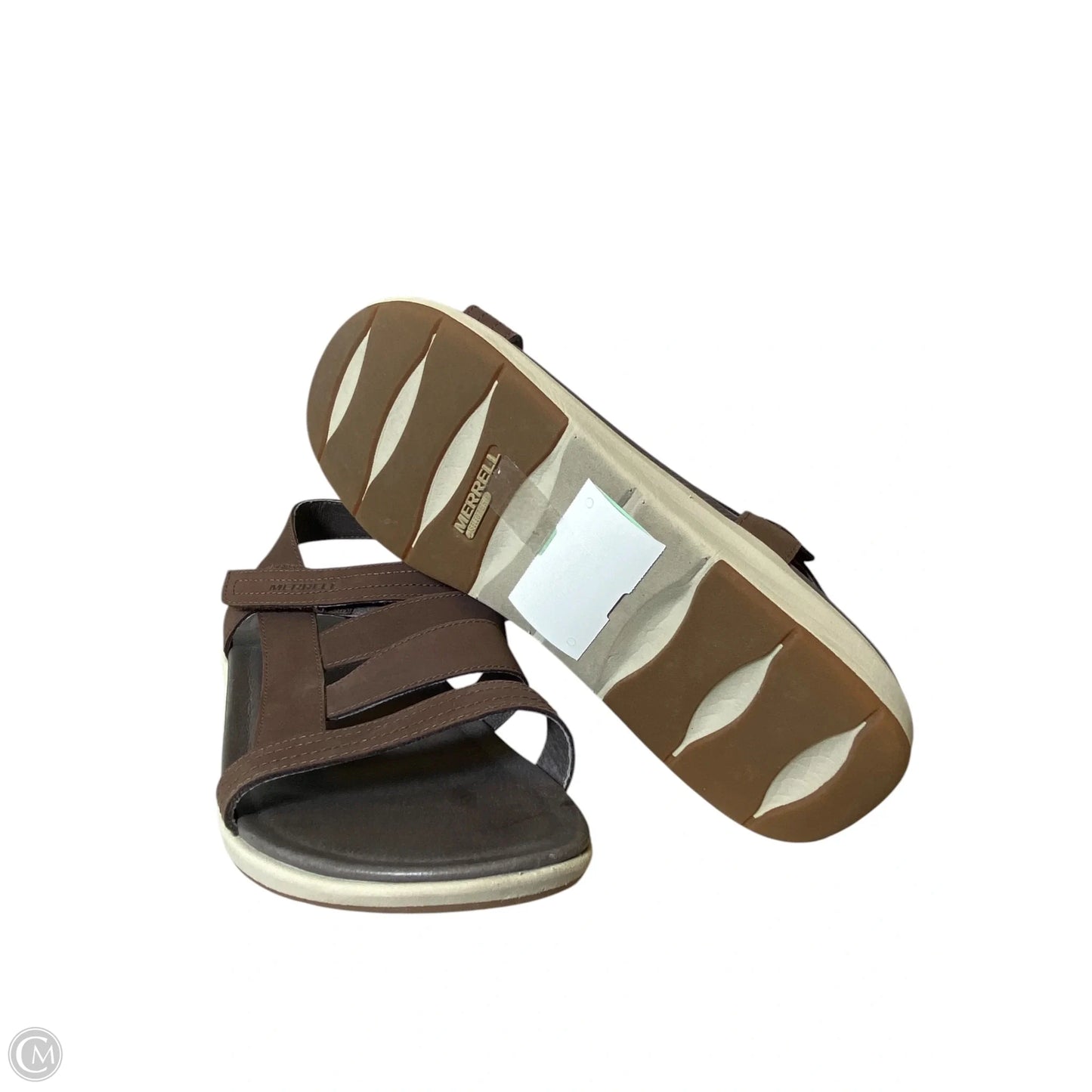 Sandals Flats By Merrell In Brown, Size: 10