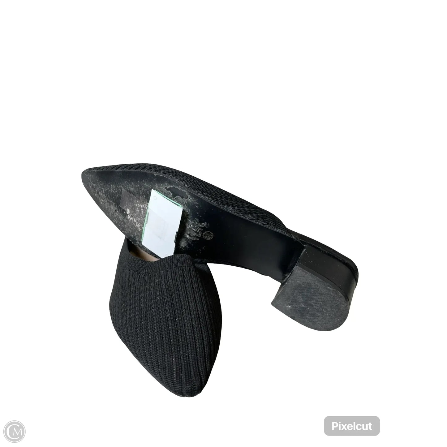 Sandals Heels Block By Clothes Mentor In Black, Size: 8.5