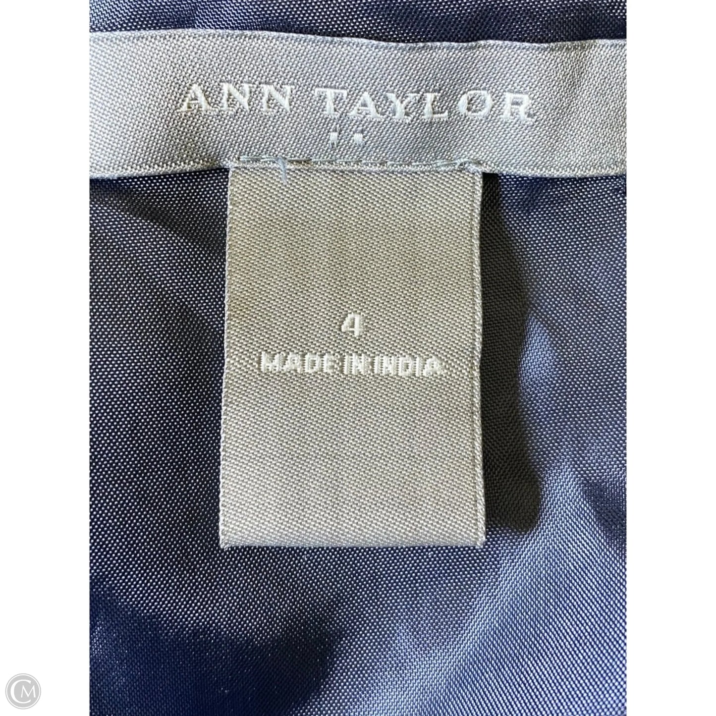 Skirt Midi By Ann Taylor In Navy, Size: 4