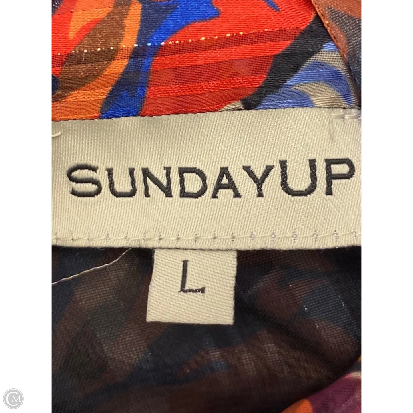 Dress Casual Short By Sunday Up In Floral Print, Size: L