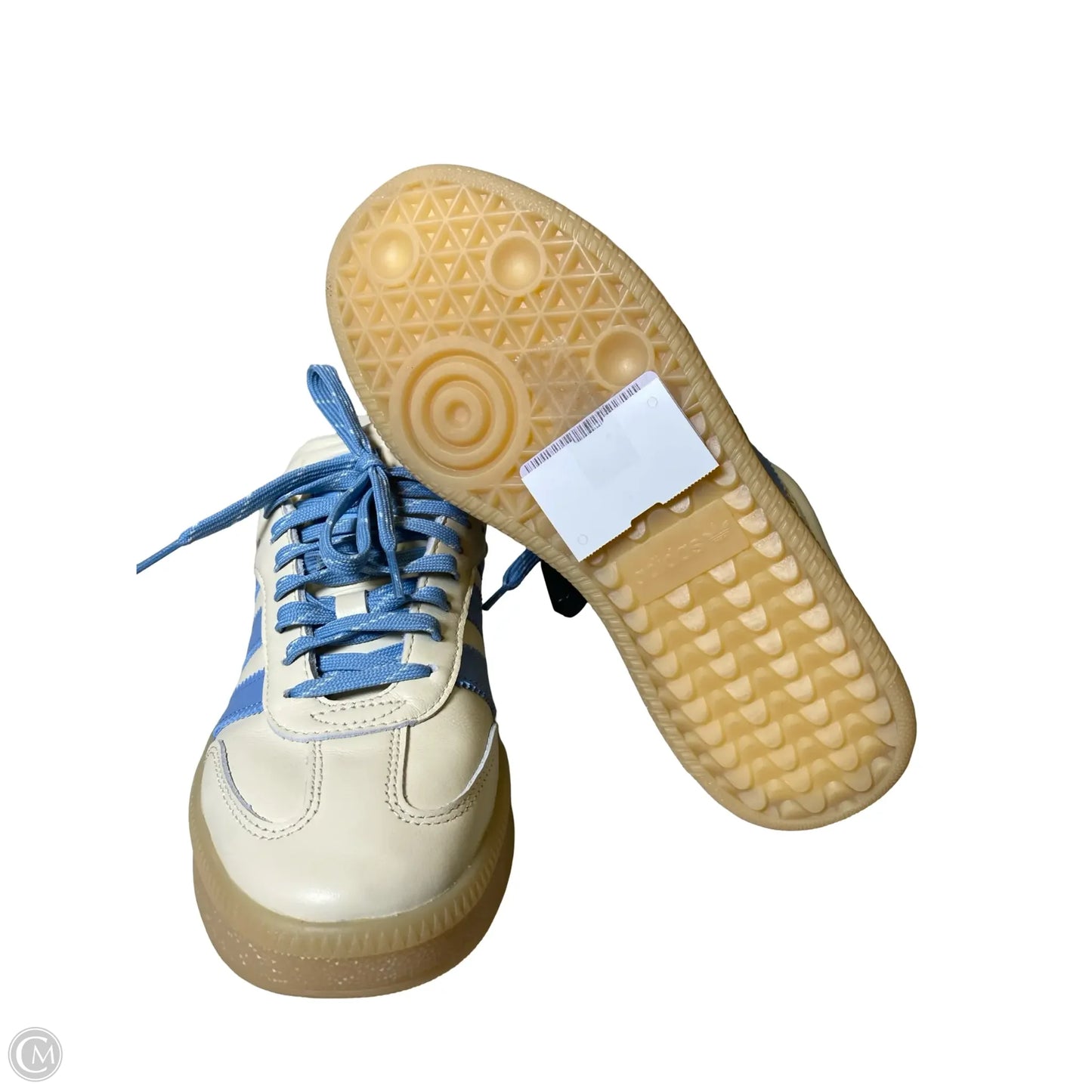 Shoes Athletic By Adidas In Blue & Cream, Size: 9