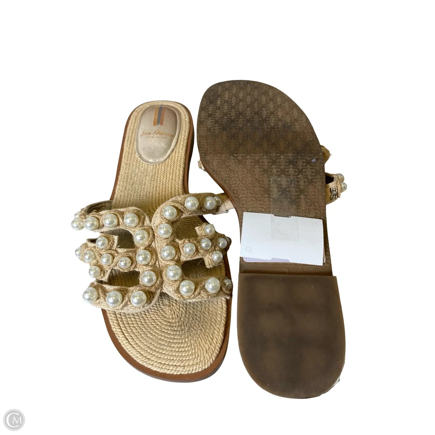 Sandals Flats By Sam Edelman In Beige, Size: 9