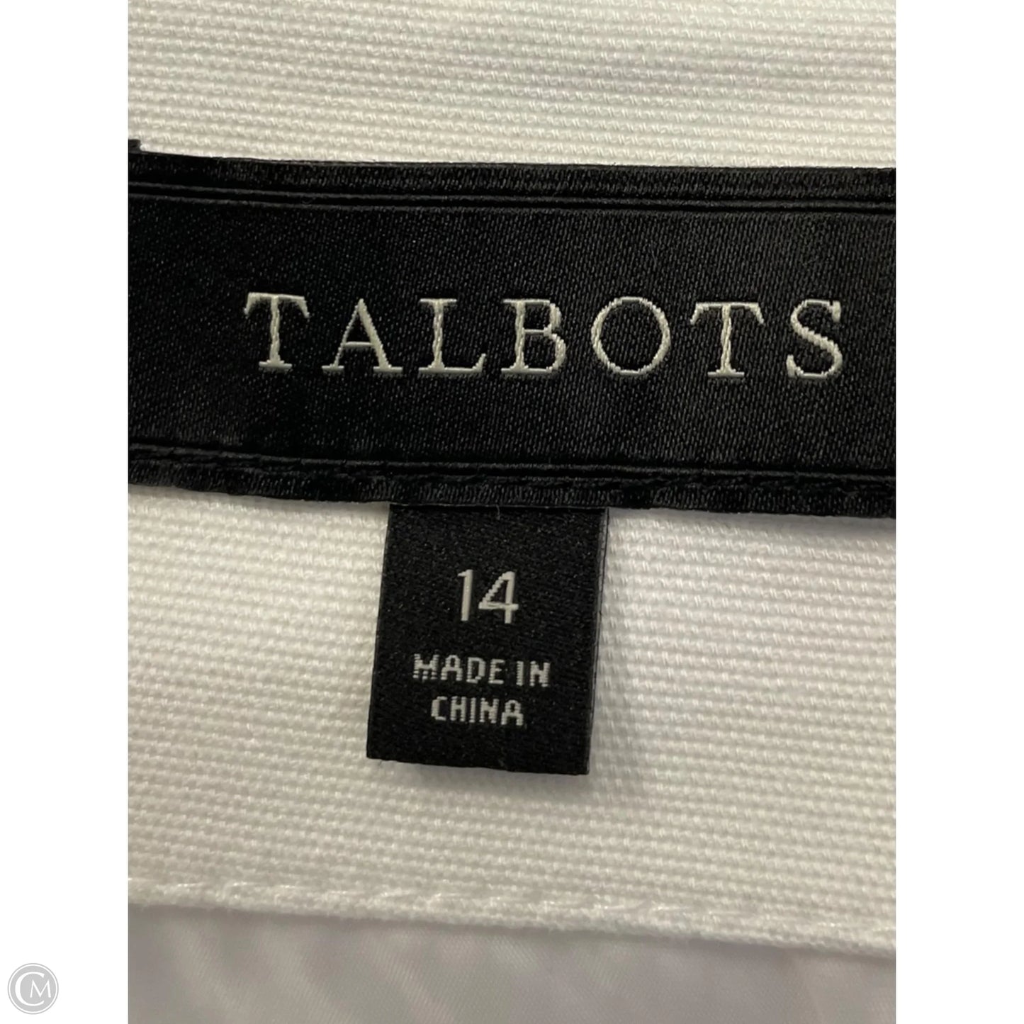 Skirt Mini & Short By Talbots In White, Size: 14