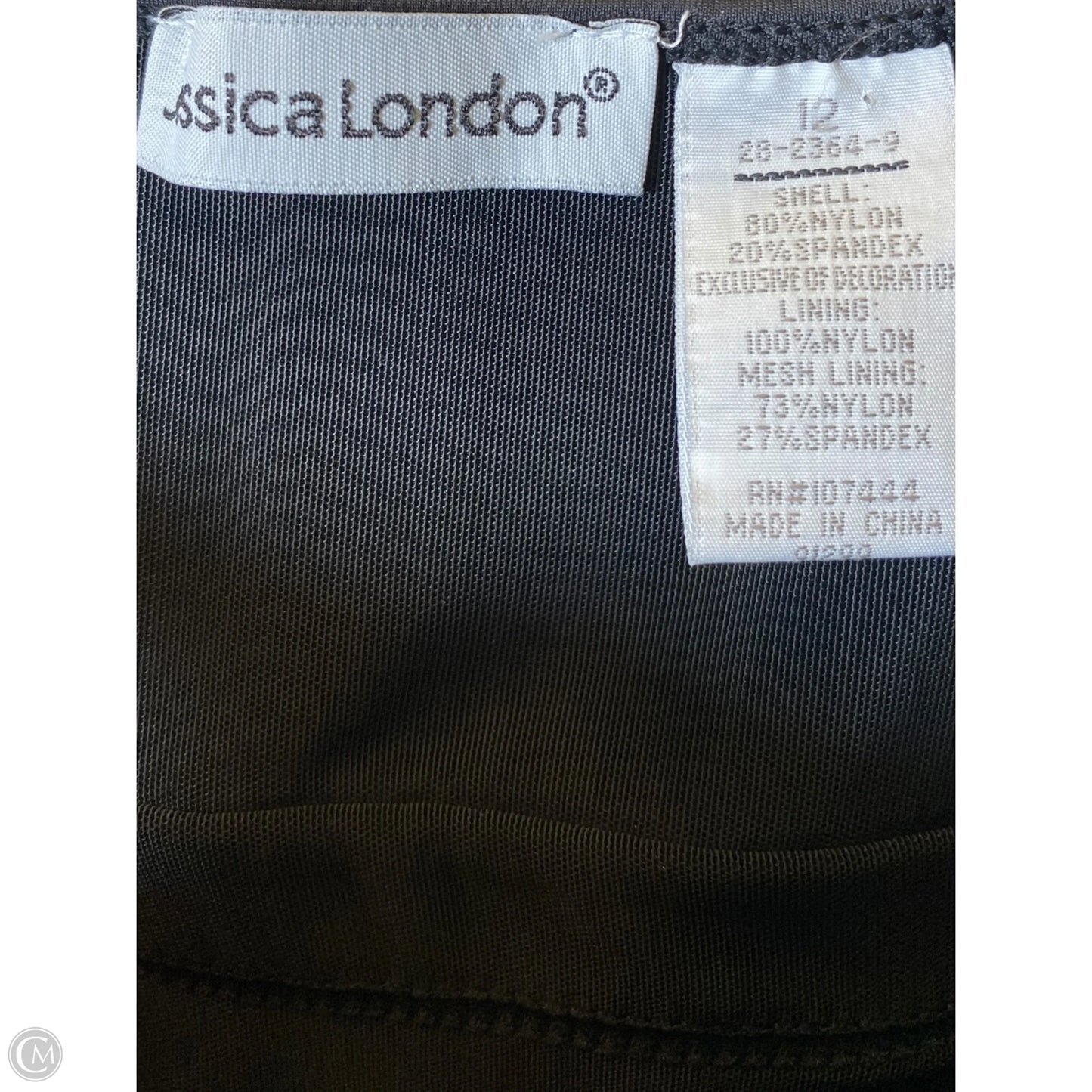Swimsuit By Jessica London In Black, Size: 12