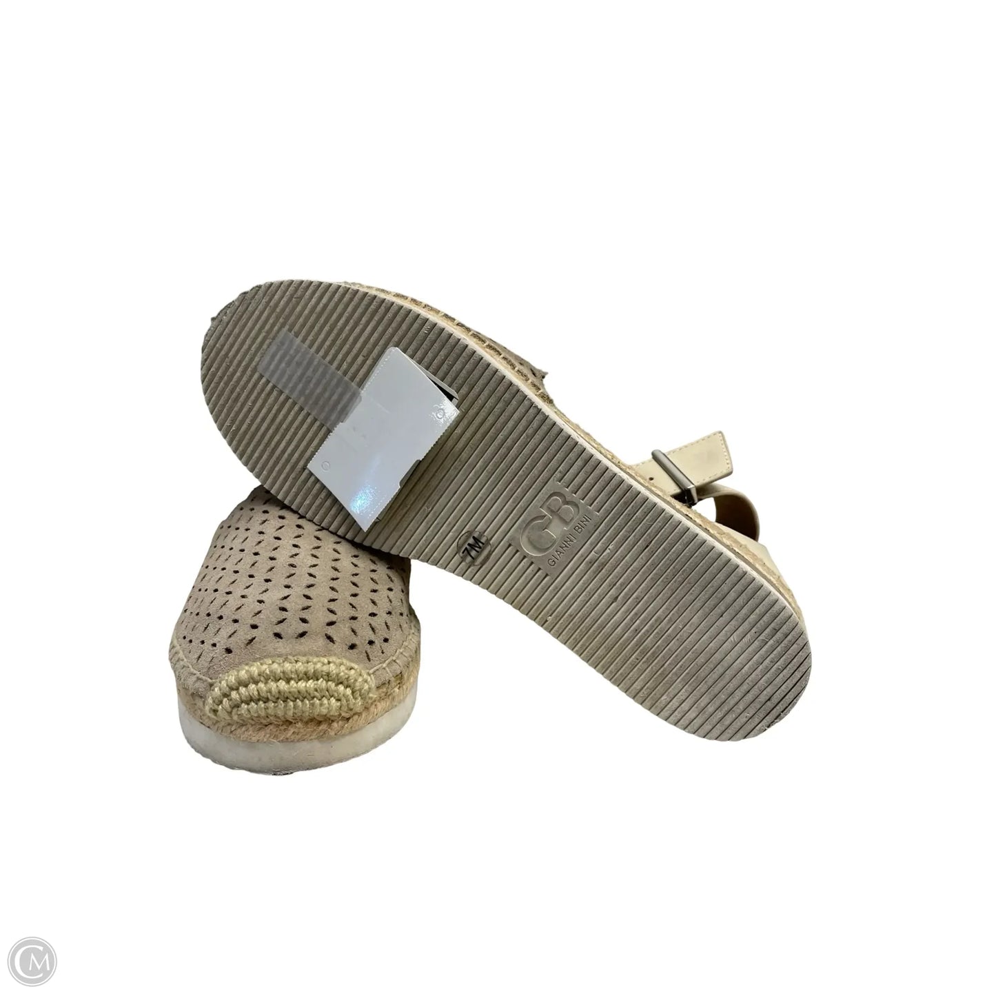Sandals Flats By Gianni Bini In Grey, Size: 7