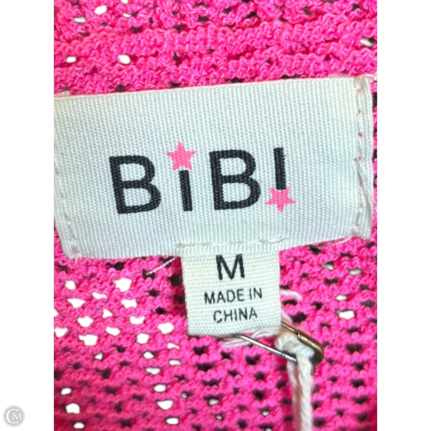 Top Short Sleeve By Bibi In Pink, Size: M