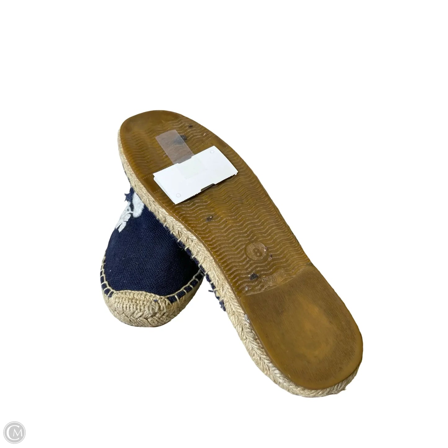 Sandals Flats By Soludos In Blue & White, Size: 8