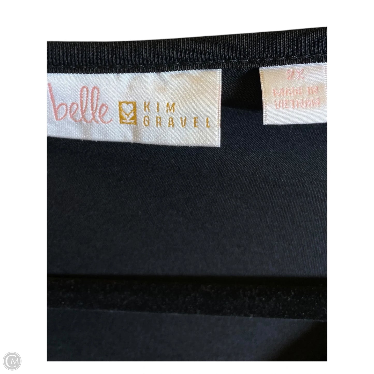 Top Long Sleeve By Belle By Kim Gravel In Black, Size: 2x