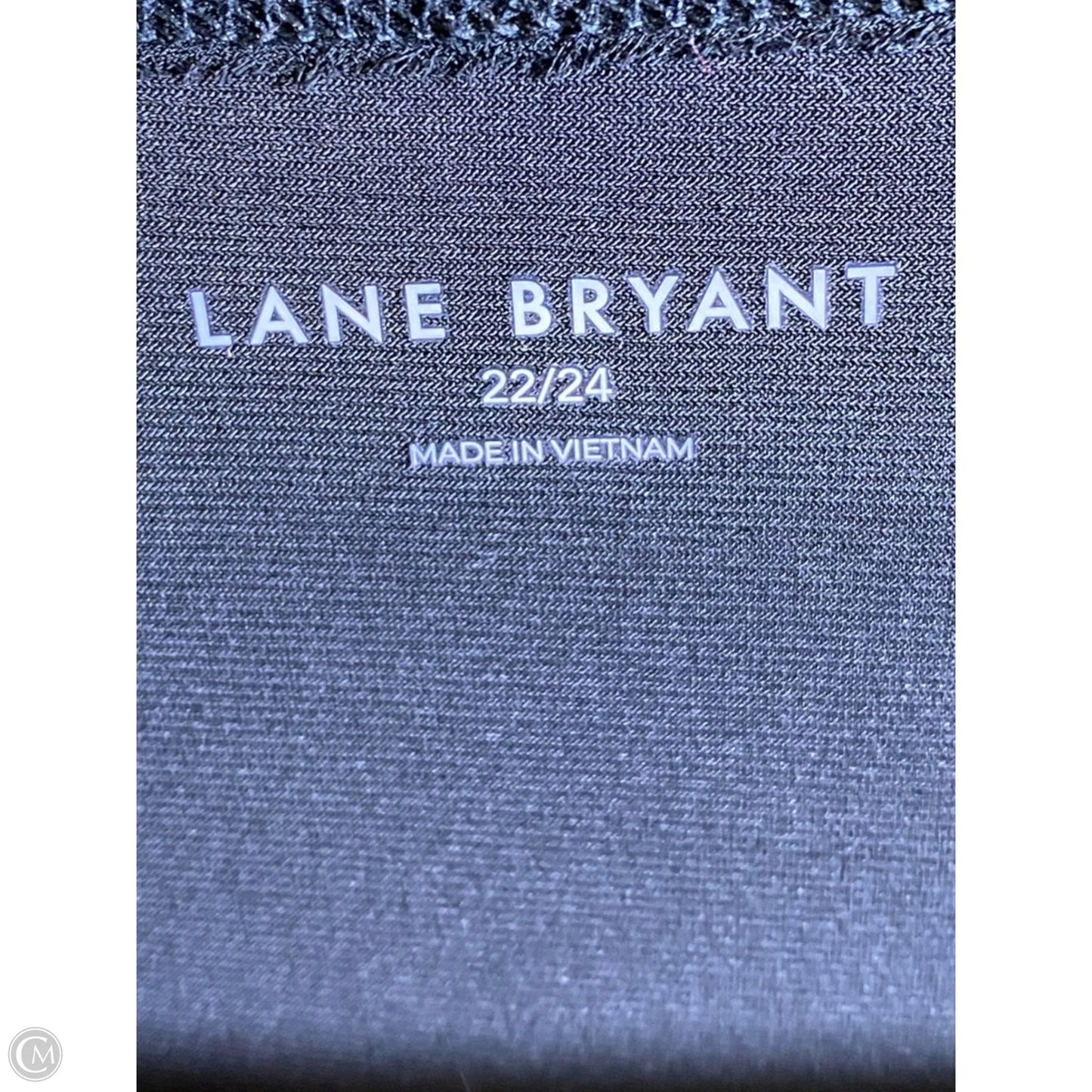 Top Sleeveless By Lane Bryant In Black, Size: 22
