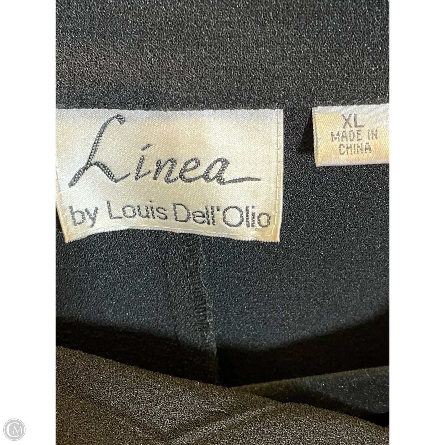 Kimono By Linea By Louis Dellolio In Black, Size: Xl