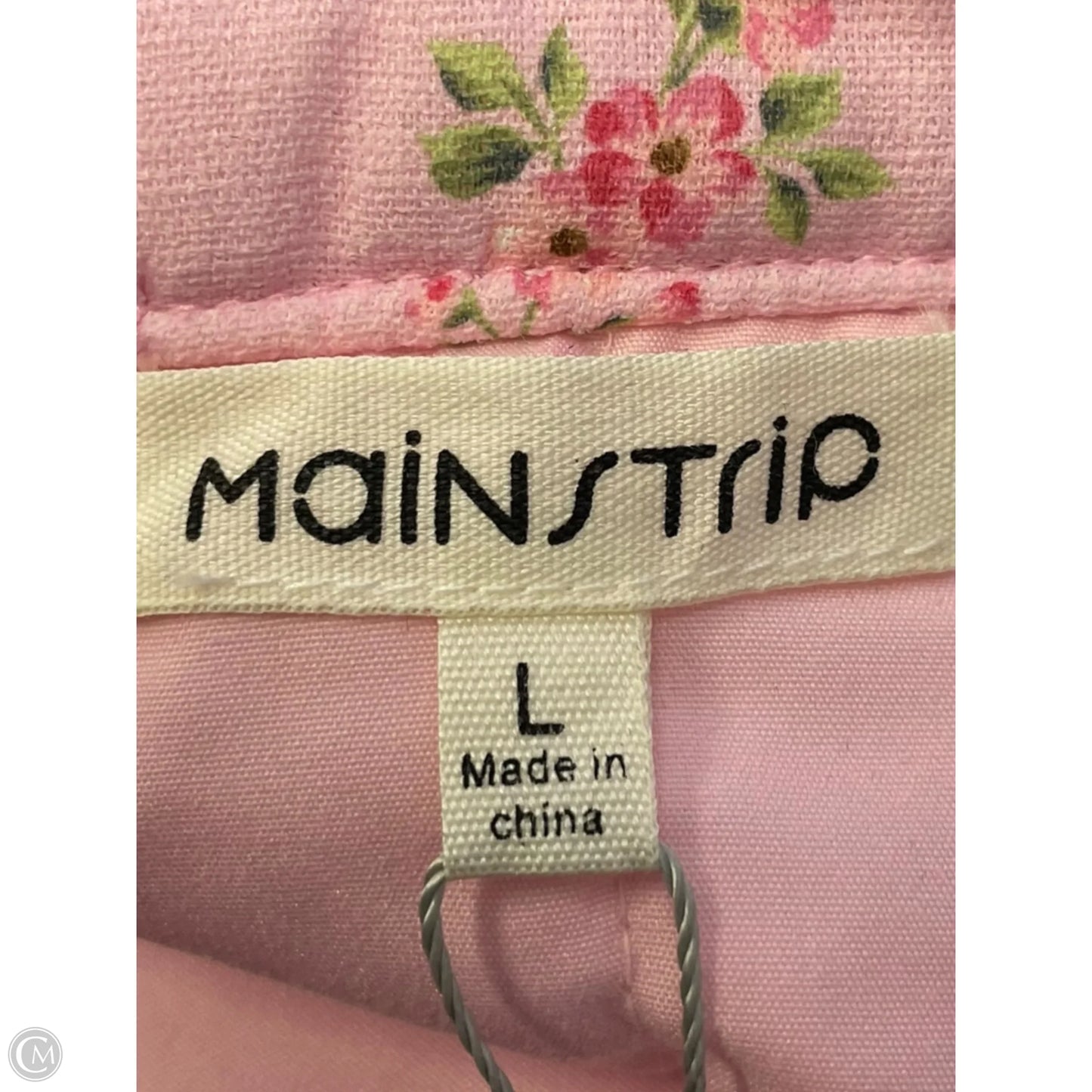 Jacket Puffer & Quilted By Main Strip In Floral Print, Size: L