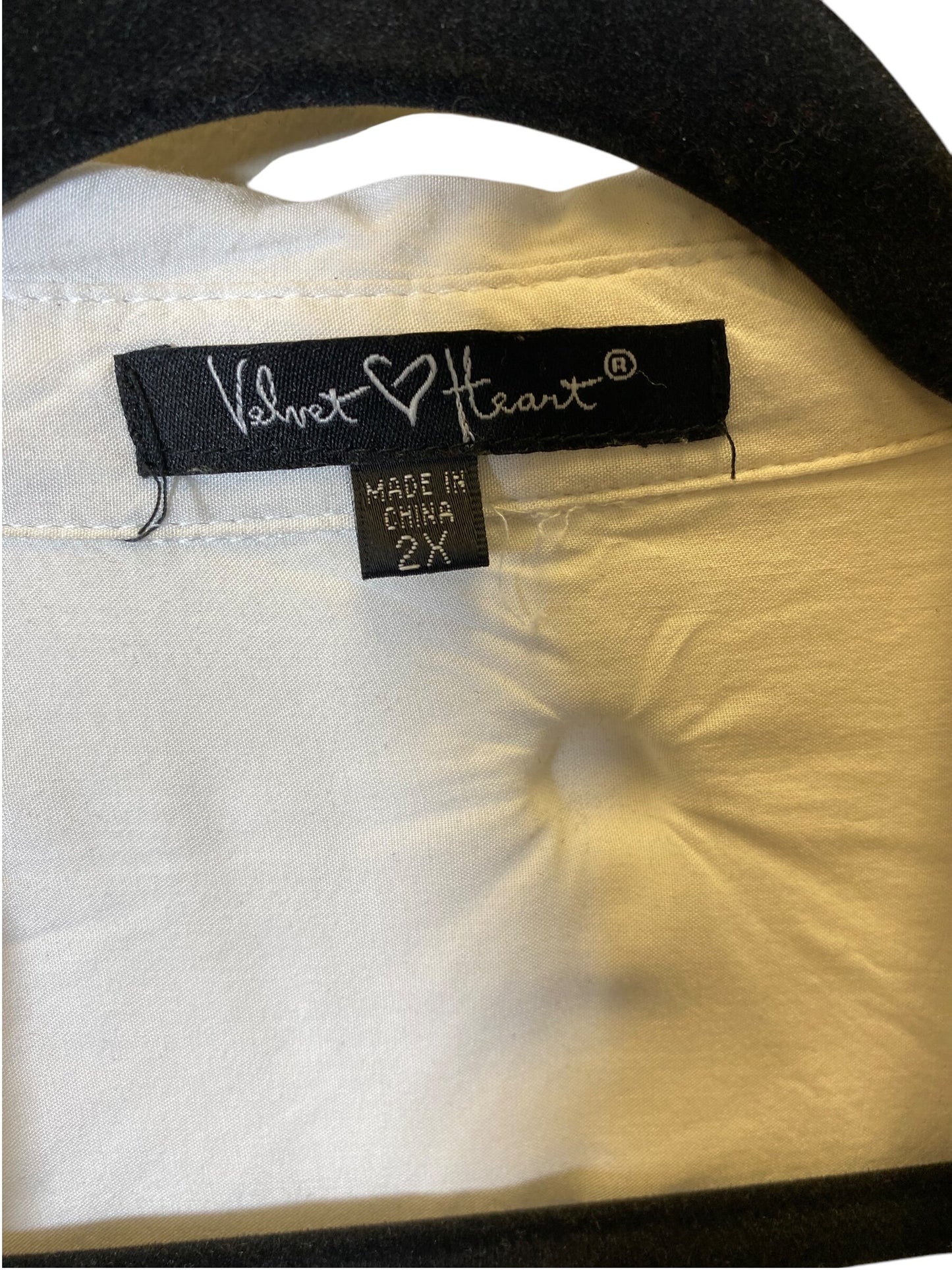 Blouse Long Sleeve By Velvet Heart Size: 2x