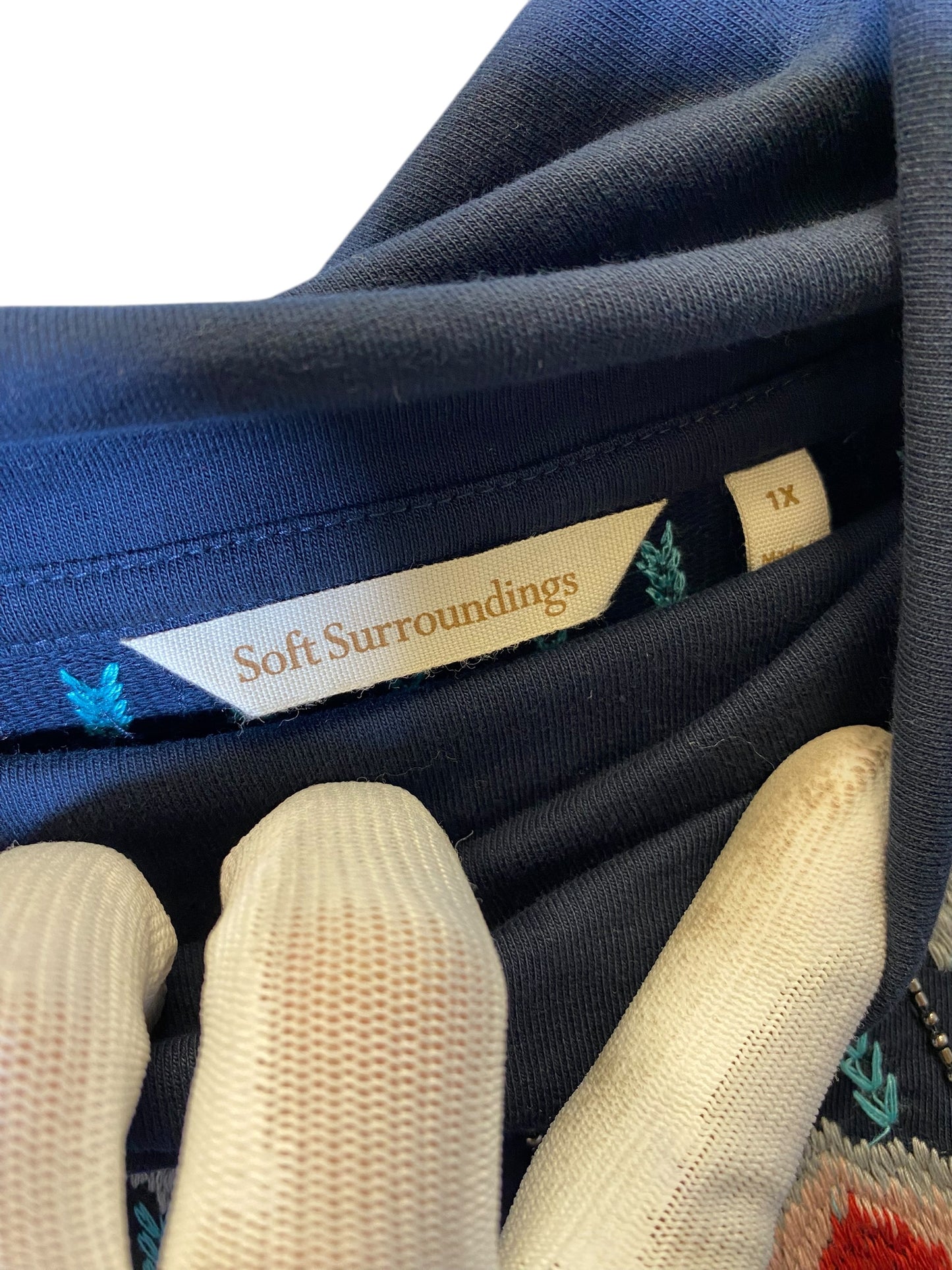Sweater By Soft Surroundings In Multi-colored, Size: 1x