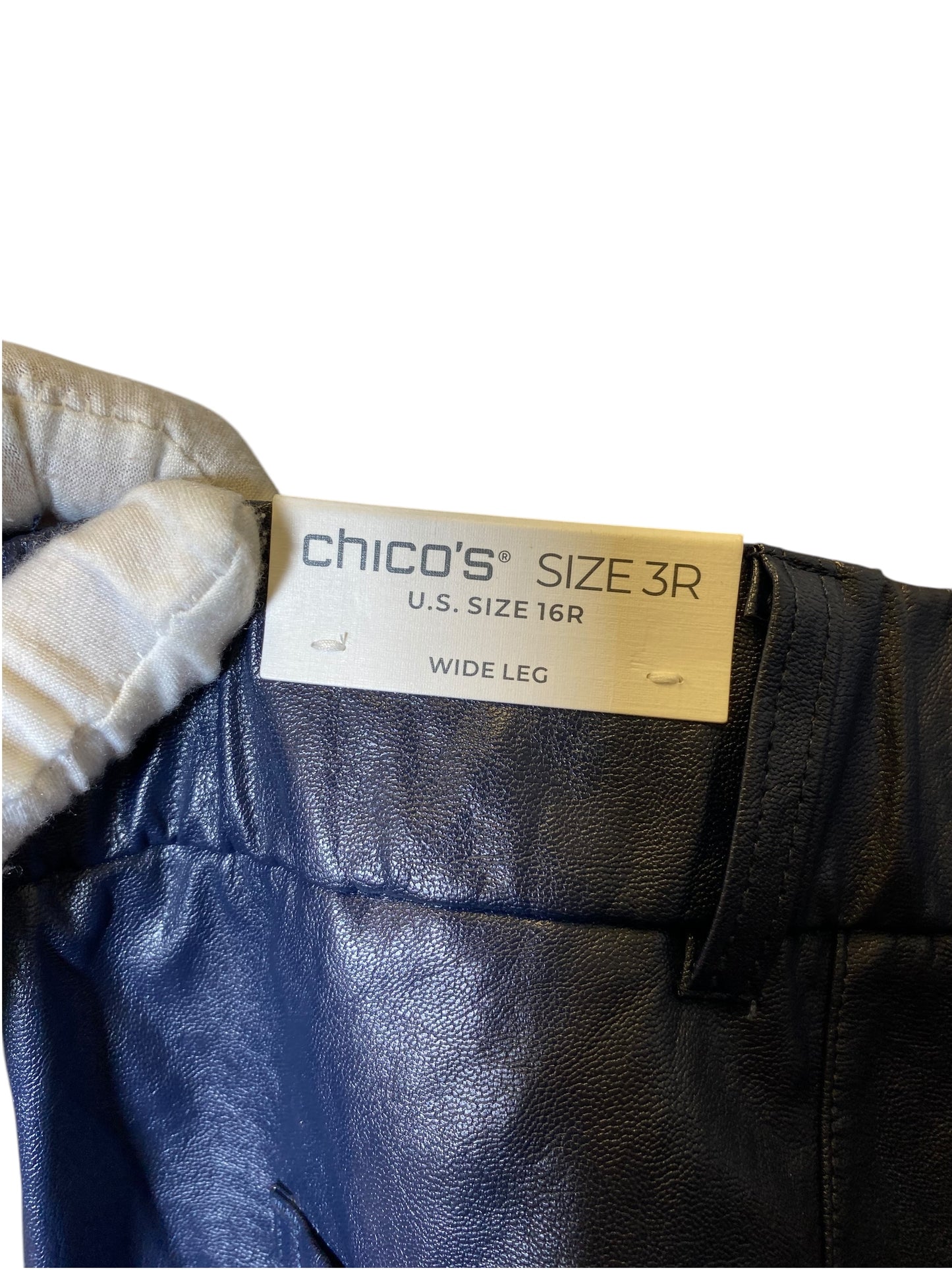 Pants Wide Leg By Chicos In Navy, Size: 16