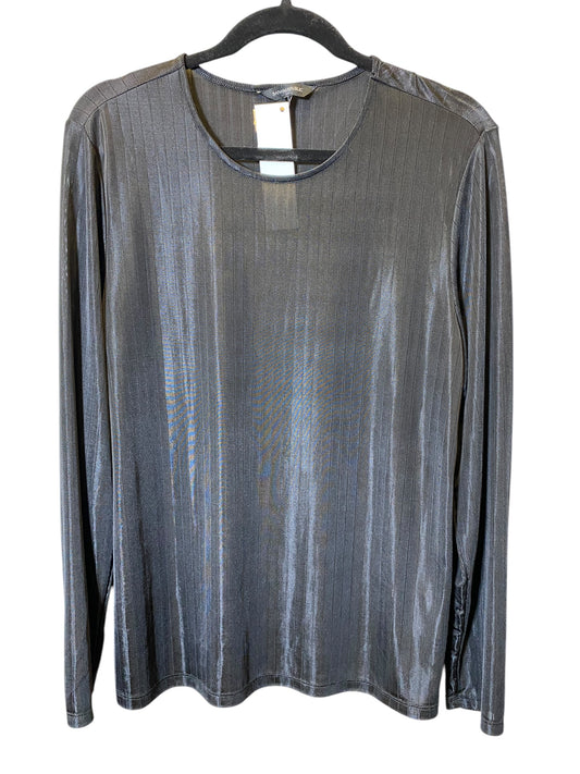 Top Long Sleeve By Banana Republic In Black, Size: Xl