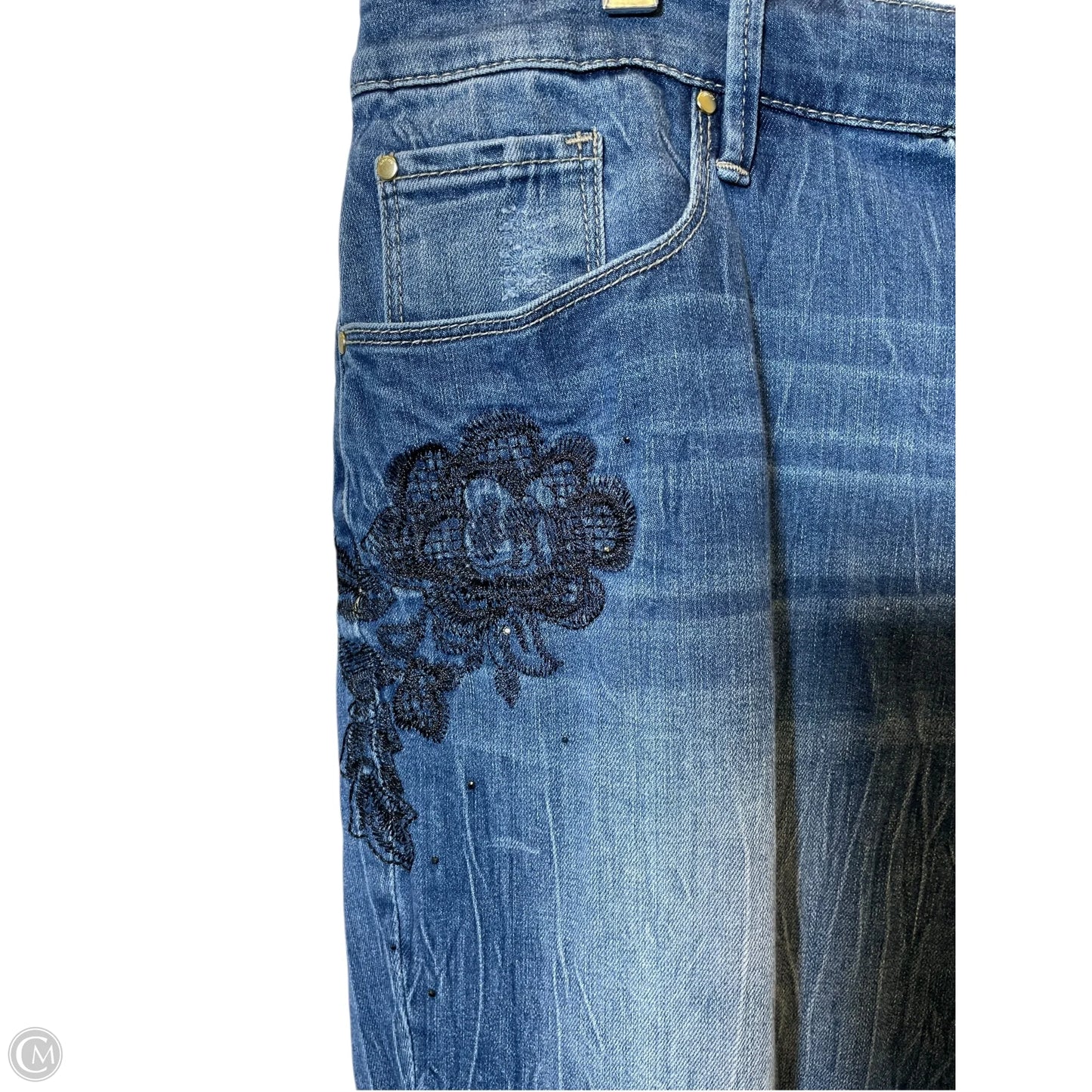 Jeans Skinny By Chicos In Blue, Size: 16