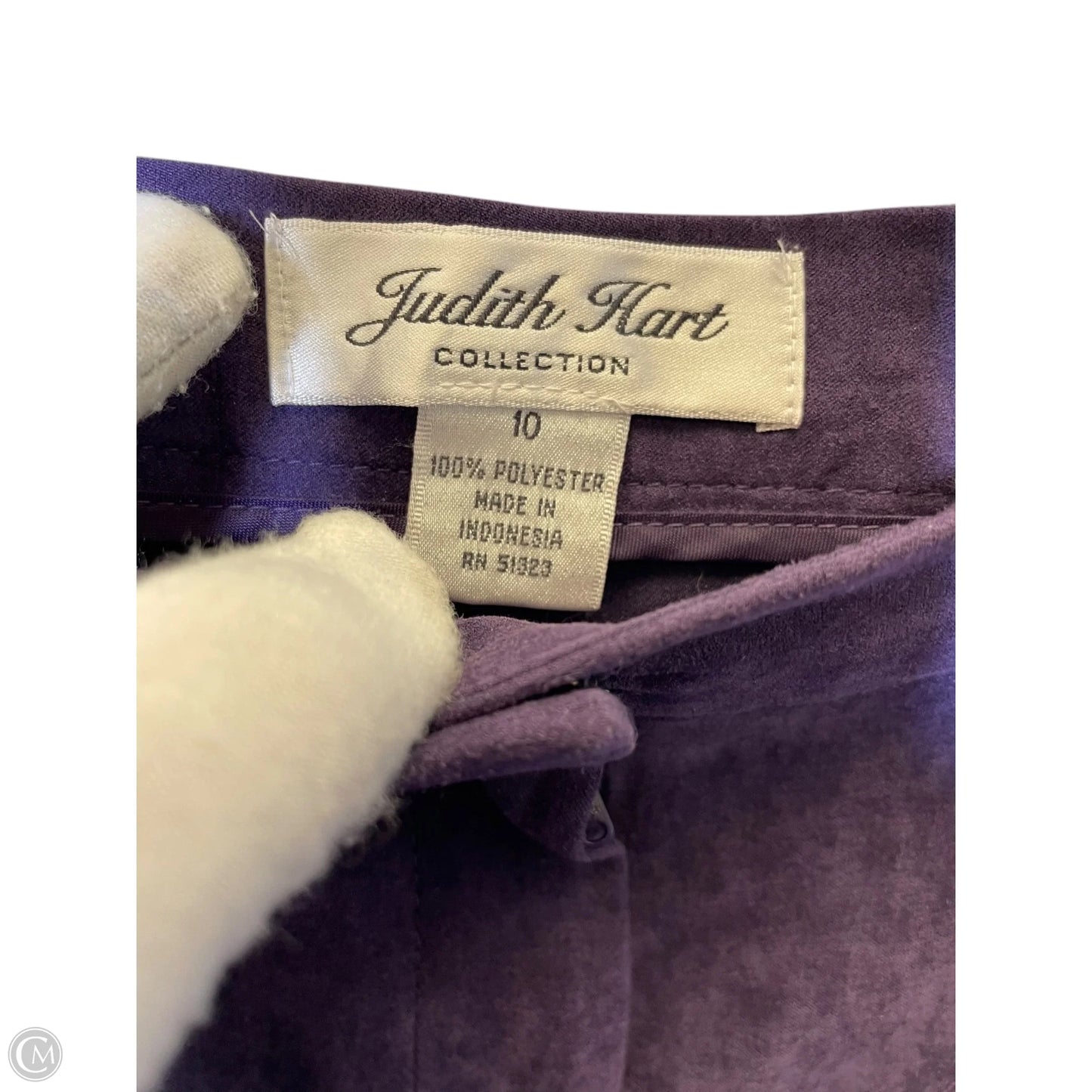 Pants Dress By Judith Hart In Purple, Size: 10