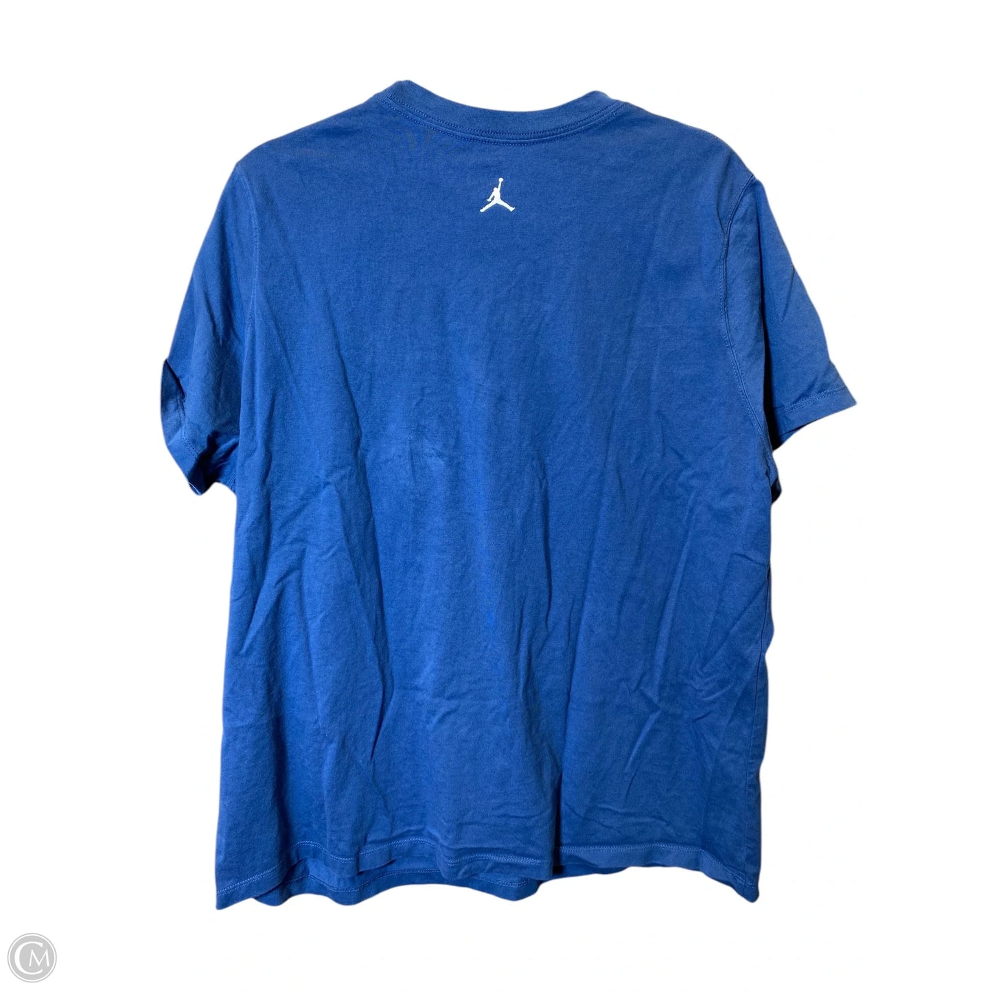 Top Short Sleeve Luxury Designer By Jordan In Navy, Size: 1x