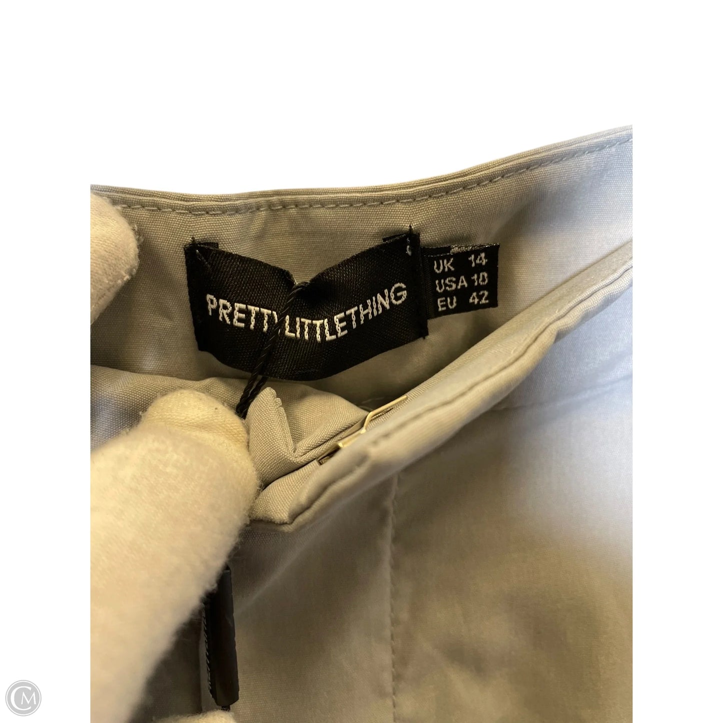 Pants Cargo & Utility By Pretty Little Thing In Grey, Size: 10