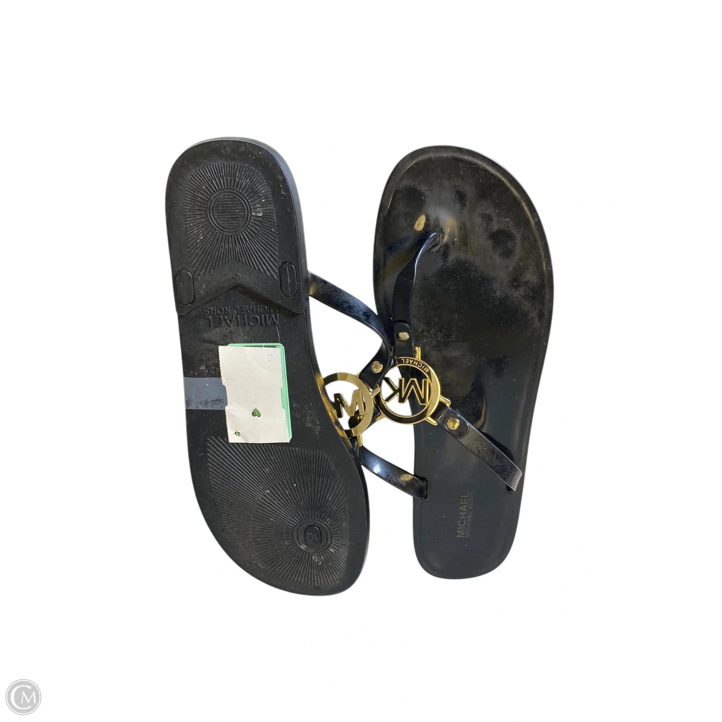 Sandals Designer By Michael Kors In Black, Size: 10