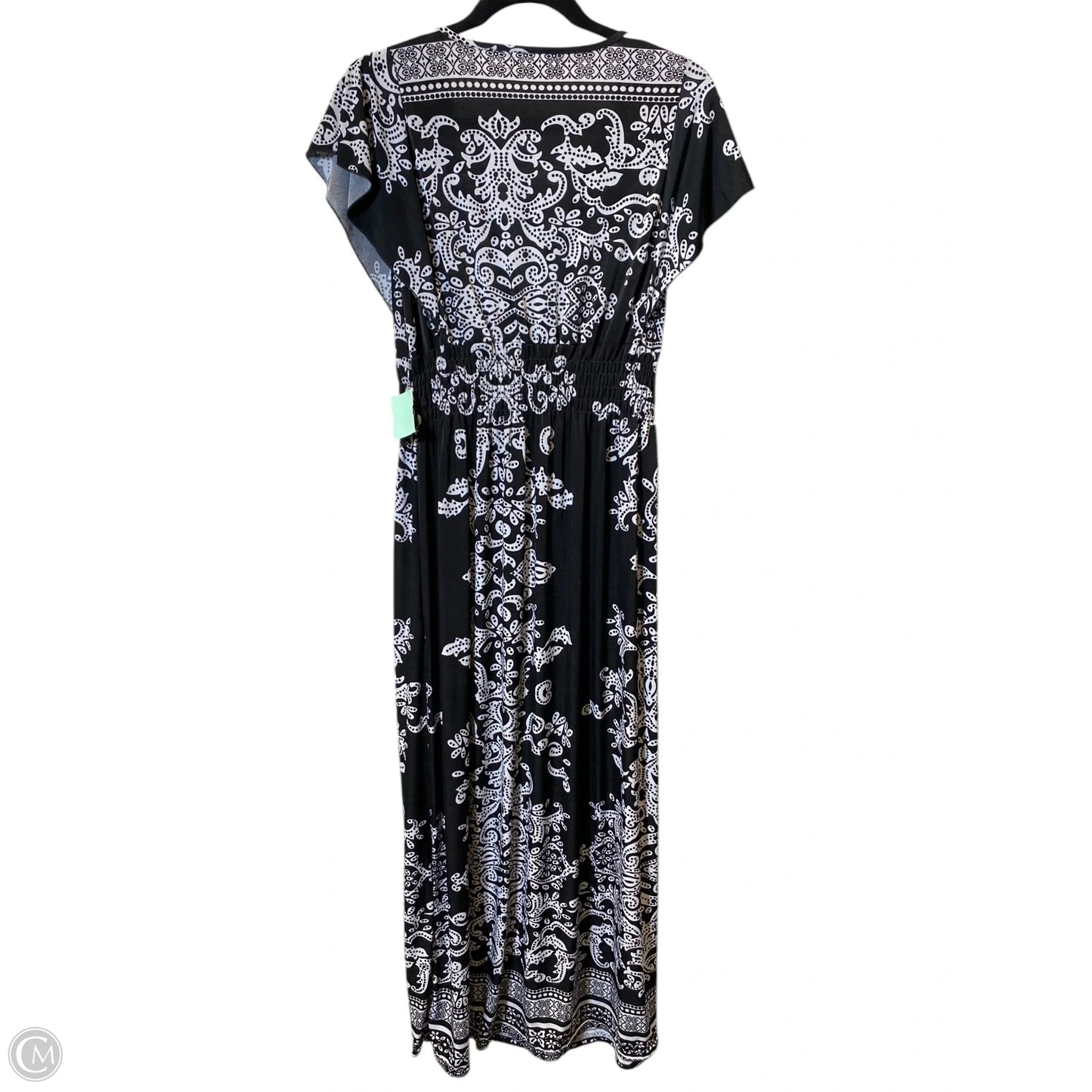 Dress Casual Maxi By Clothes Mentor In Black & White, Size: L