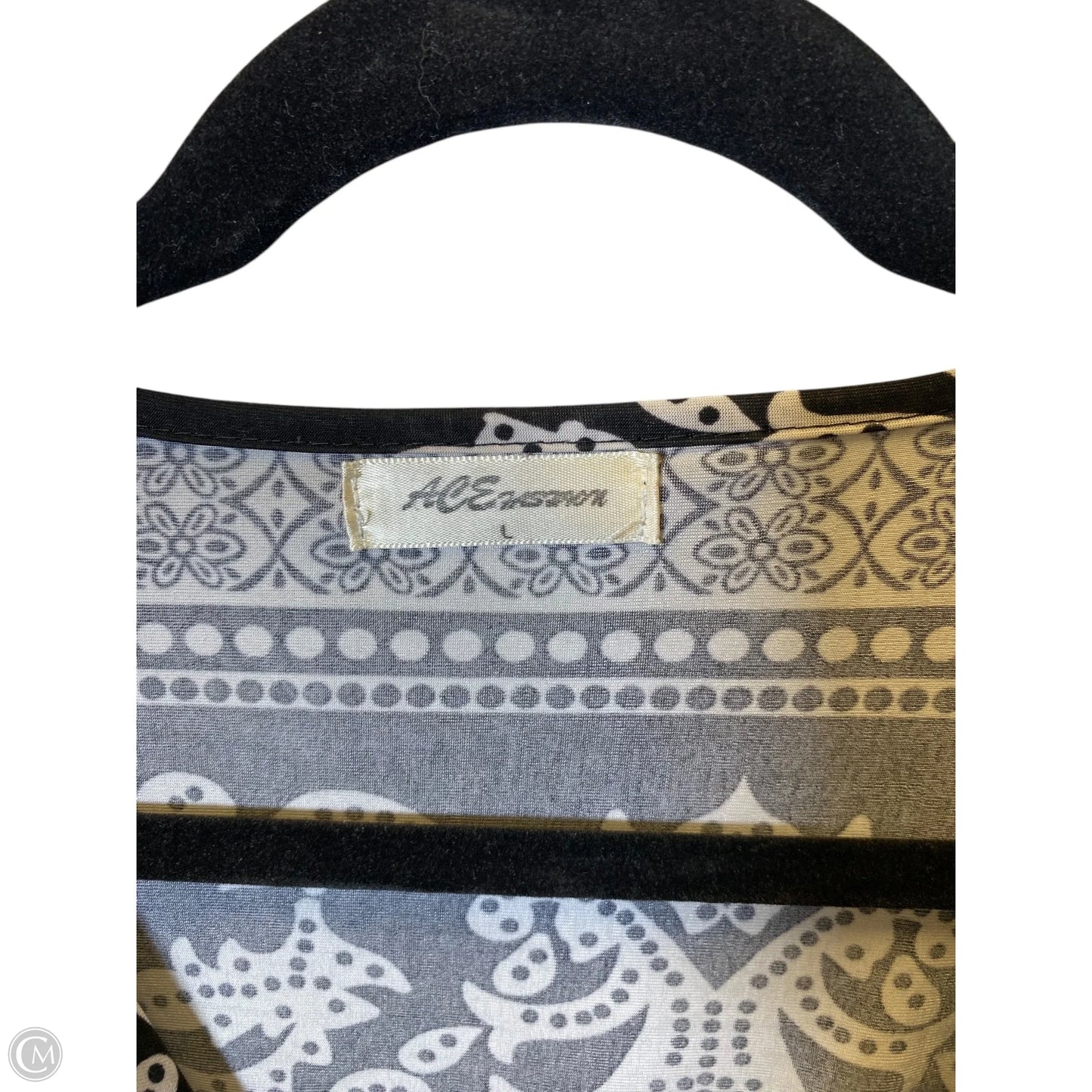 Dress Casual Maxi By Clothes Mentor In Black & White, Size: L