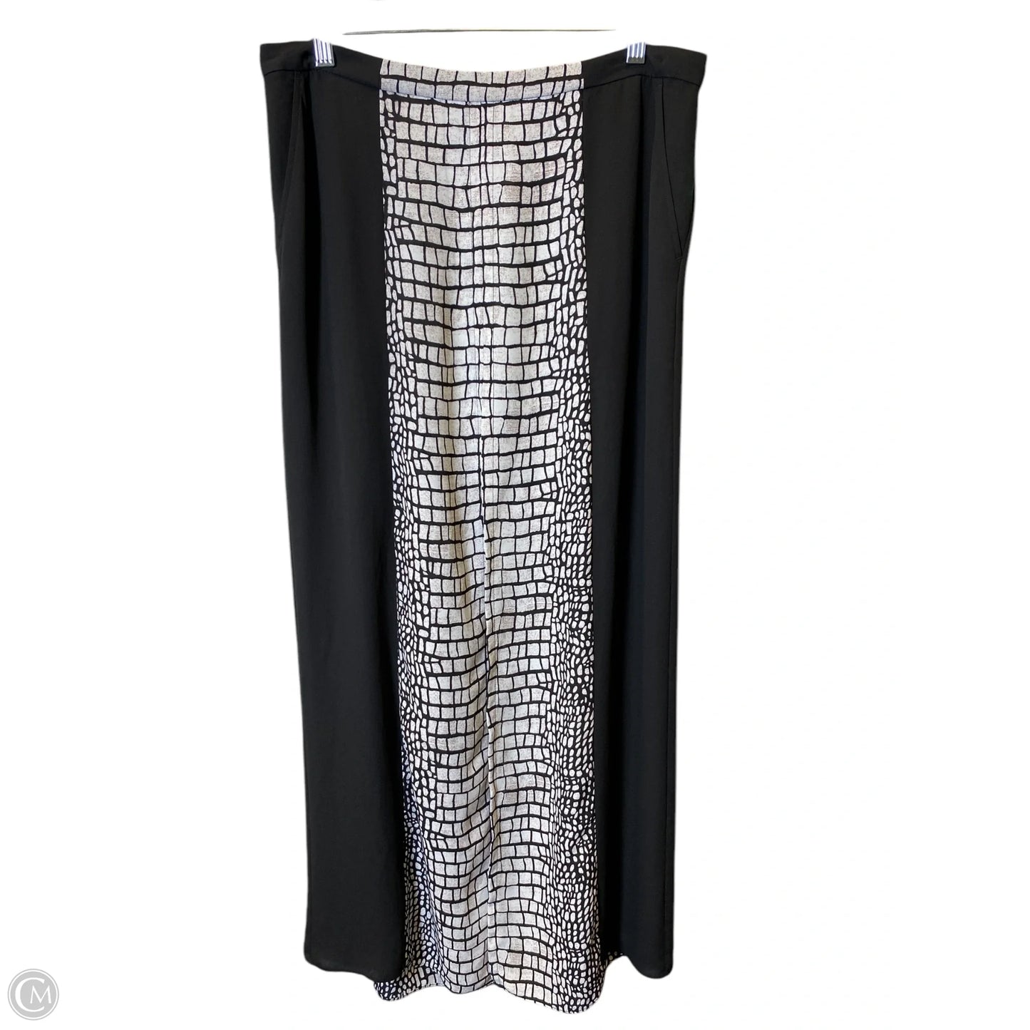 Skirt Maxi By Bcbg In Black & Grey, Size: M
