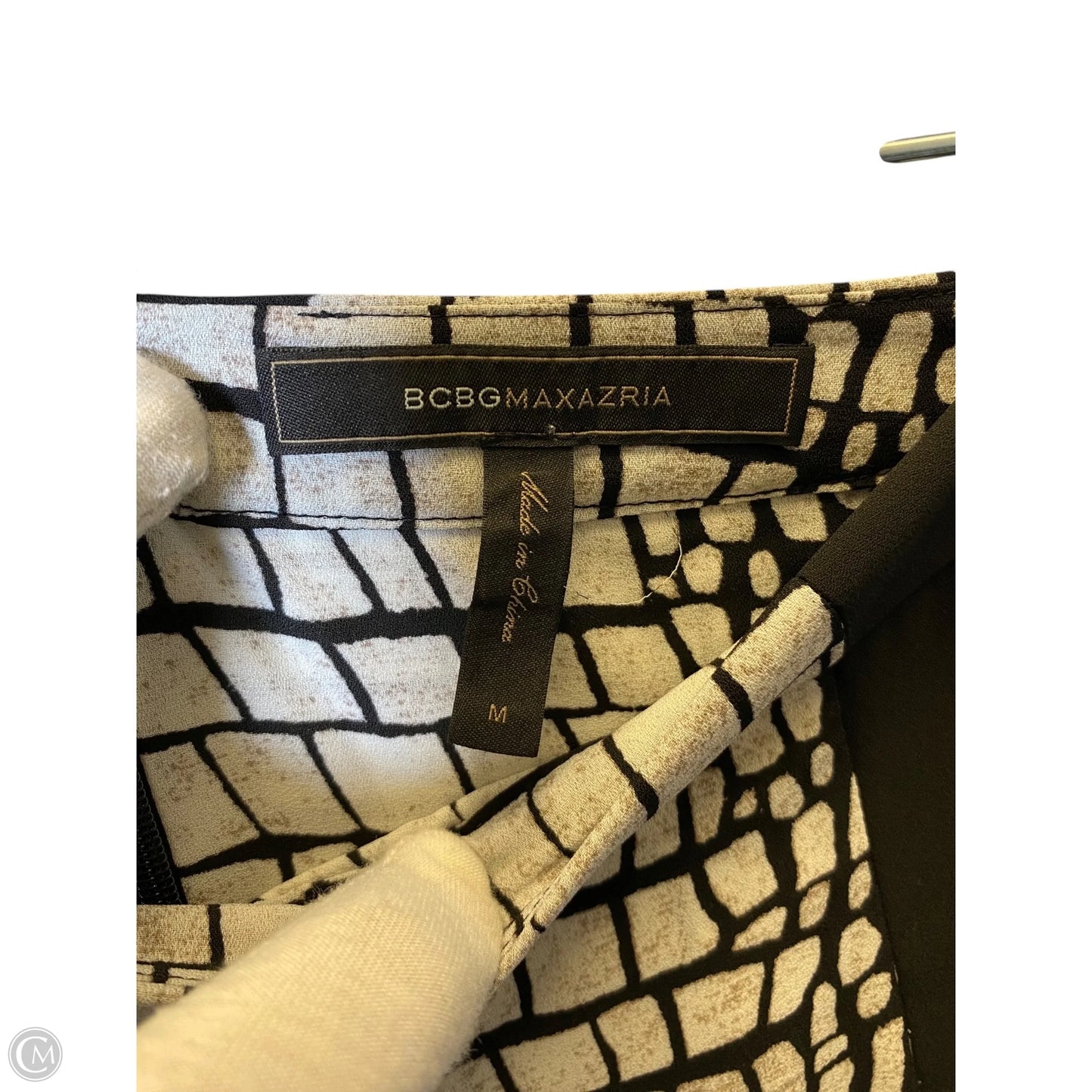 Skirt Maxi By Bcbg In Black & Grey, Size: M