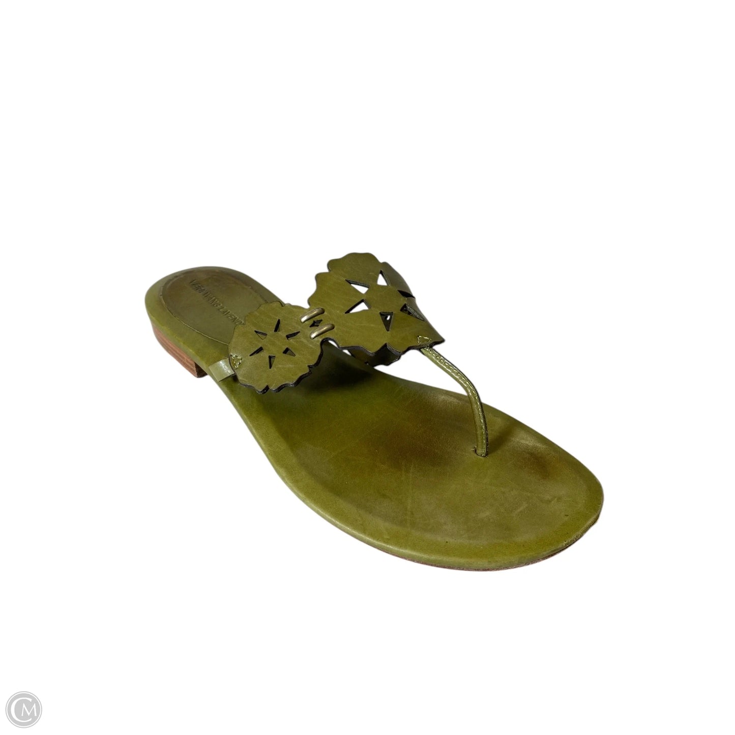 Sandals Designer By Vera Wang In Green, Size: 9