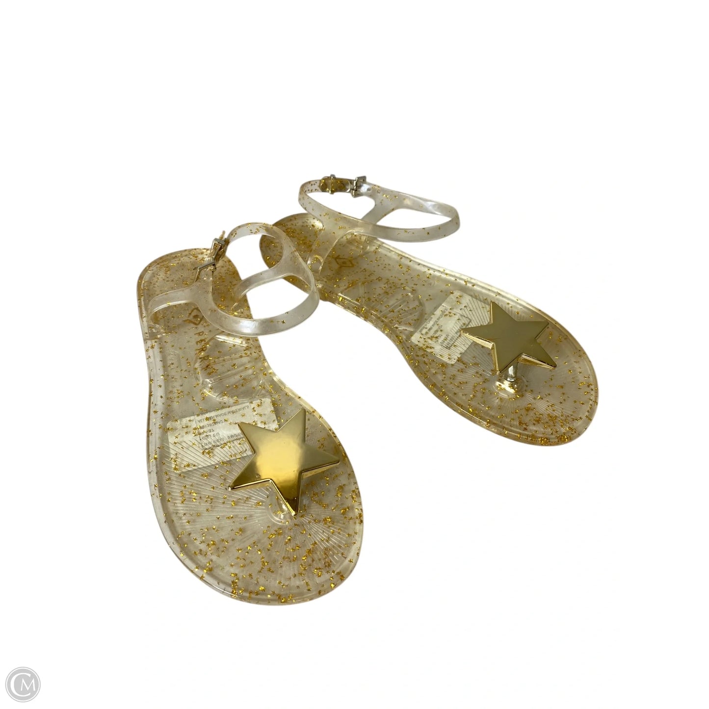 Sandals Flats By Cmc In Gold, Size: 7