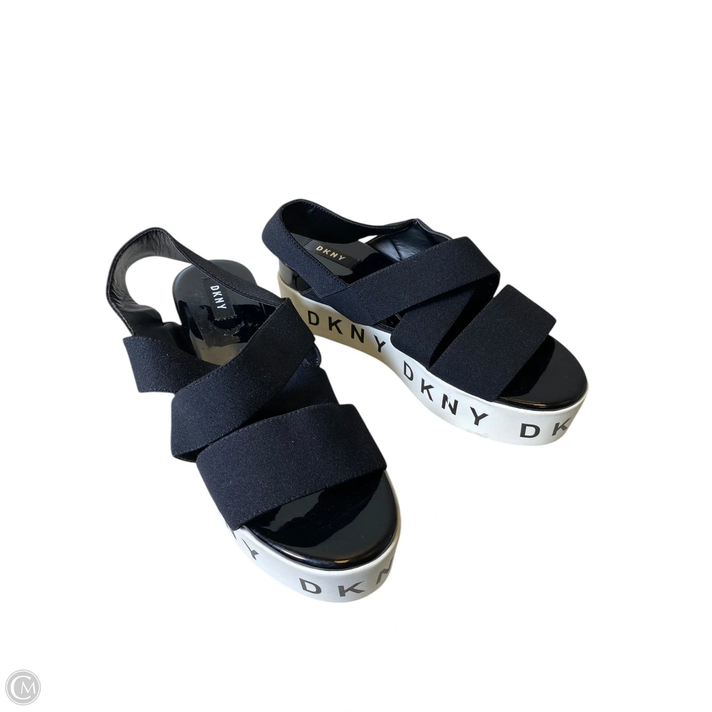 Shoes Heels Platform By Dkny In Black, Size: 9.5