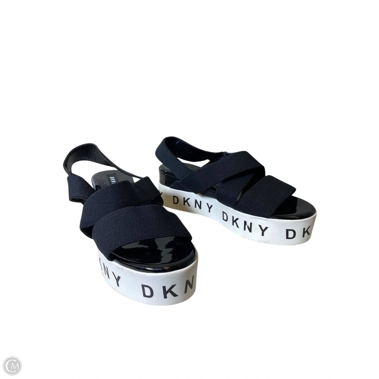 Shoes Heels Platform By Dkny In Black, Size: 9.5