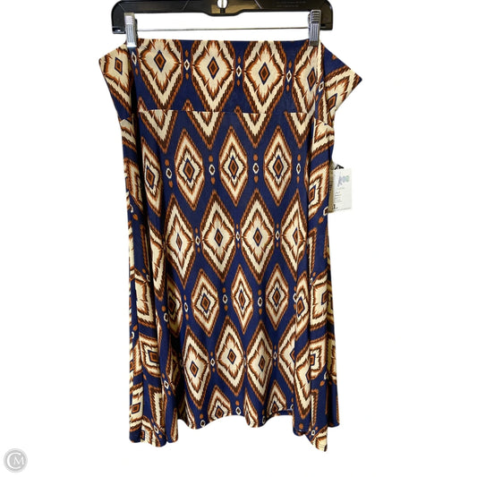 Skirt Mini & Short By Lularoe In Multi-colored, Size: 2x