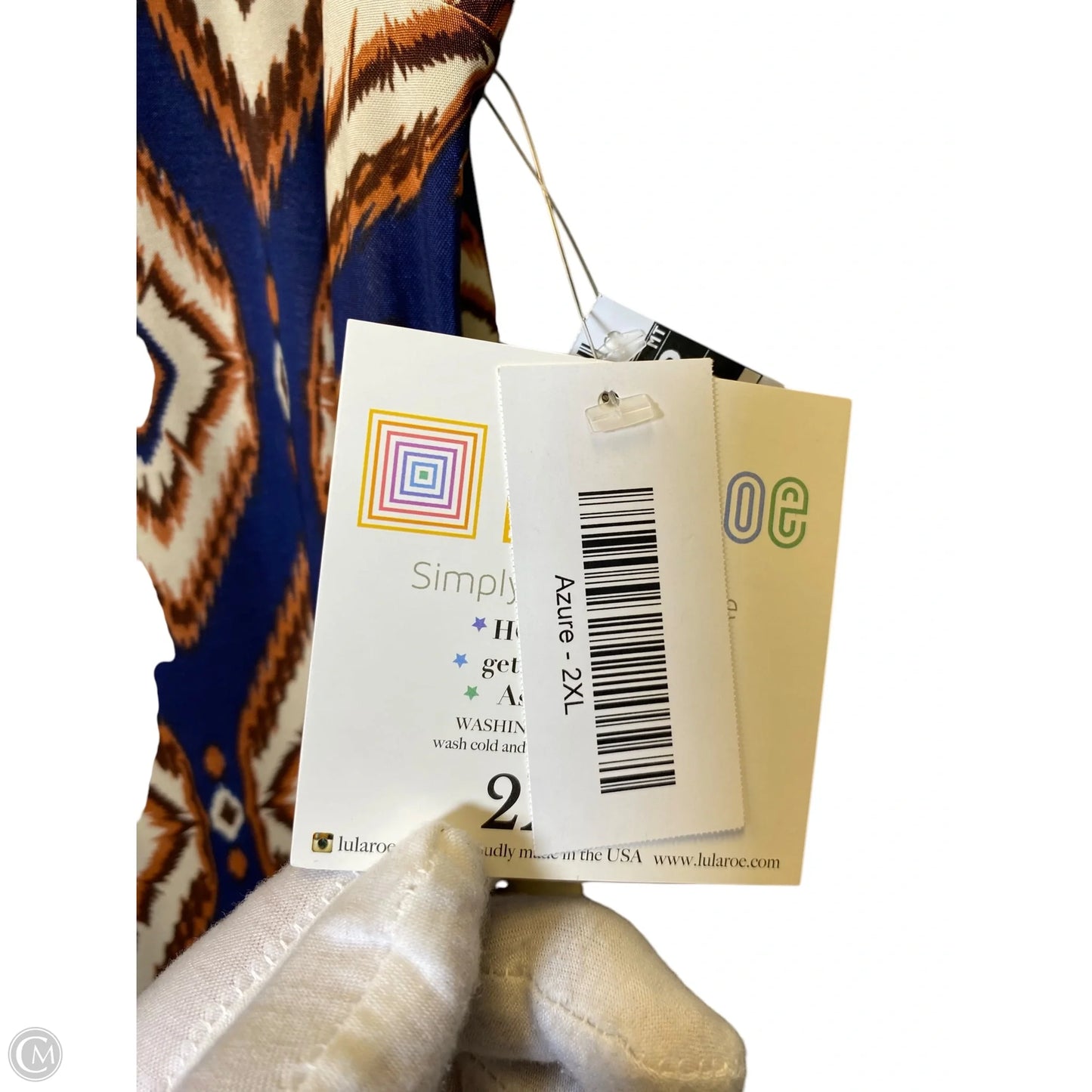 Skirt Mini & Short By Lularoe In Multi-colored, Size: 2x