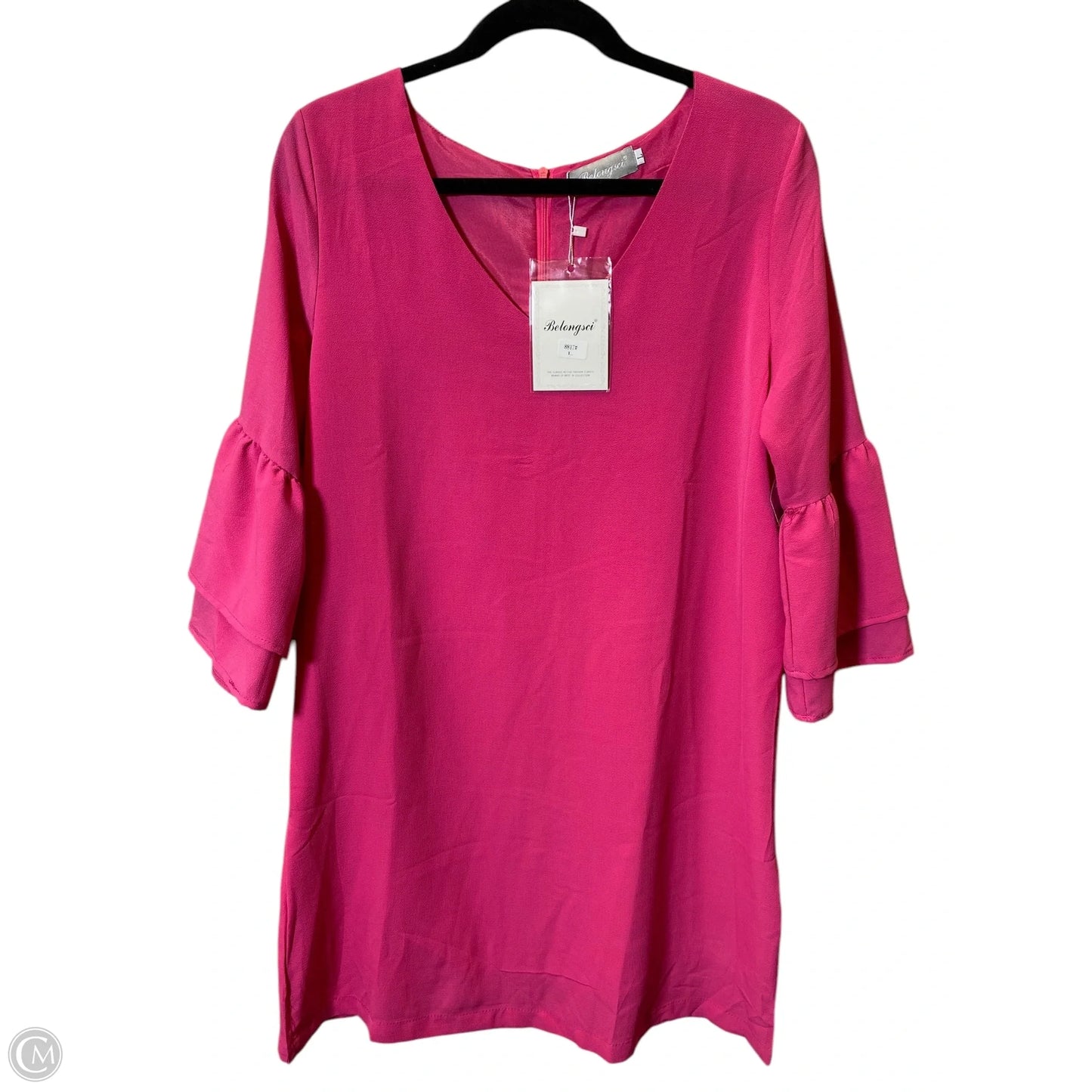 Dress Casual Short By Clothes Mentor In Pink, Size: L