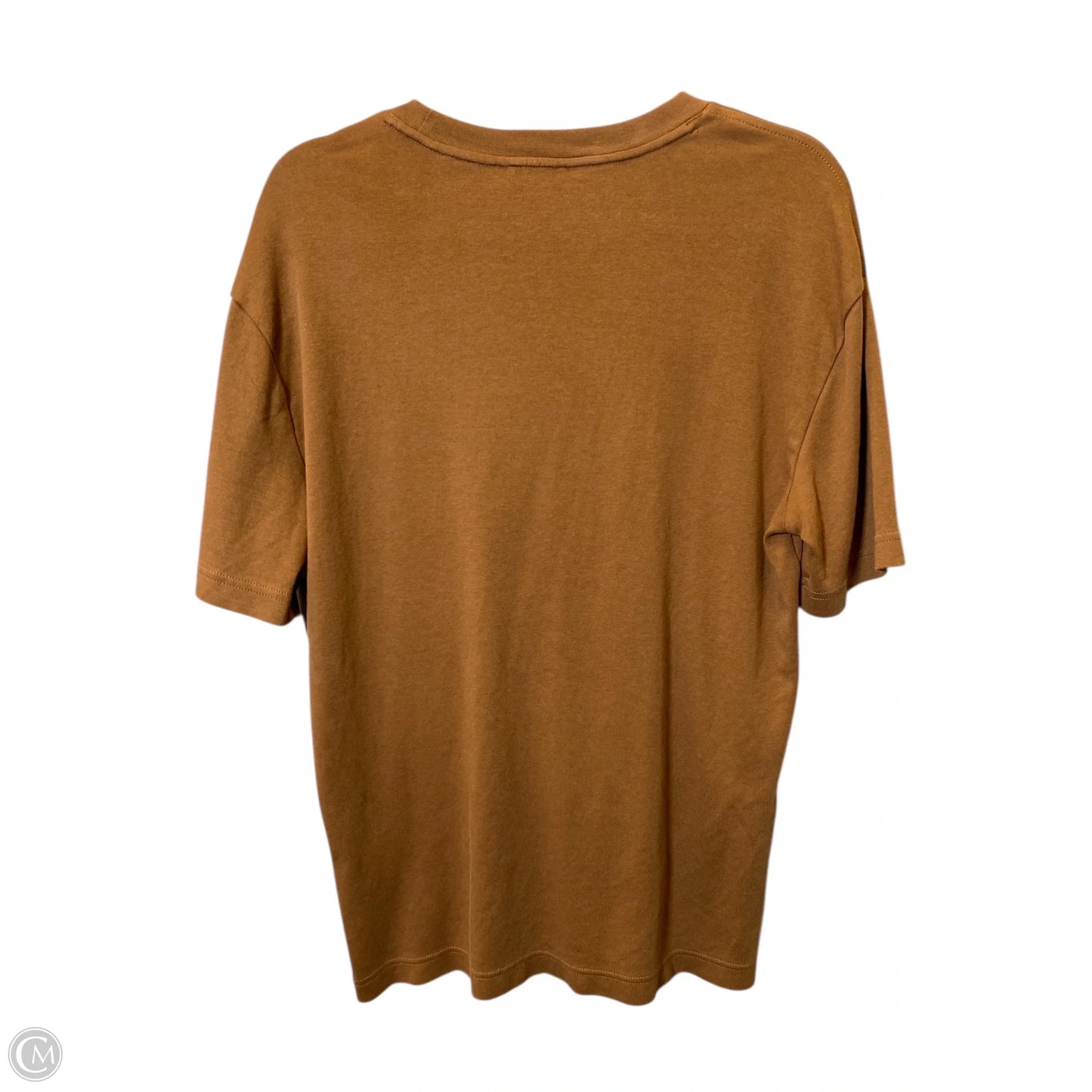 Top Short Sleeve By Express In Brown, Size: S