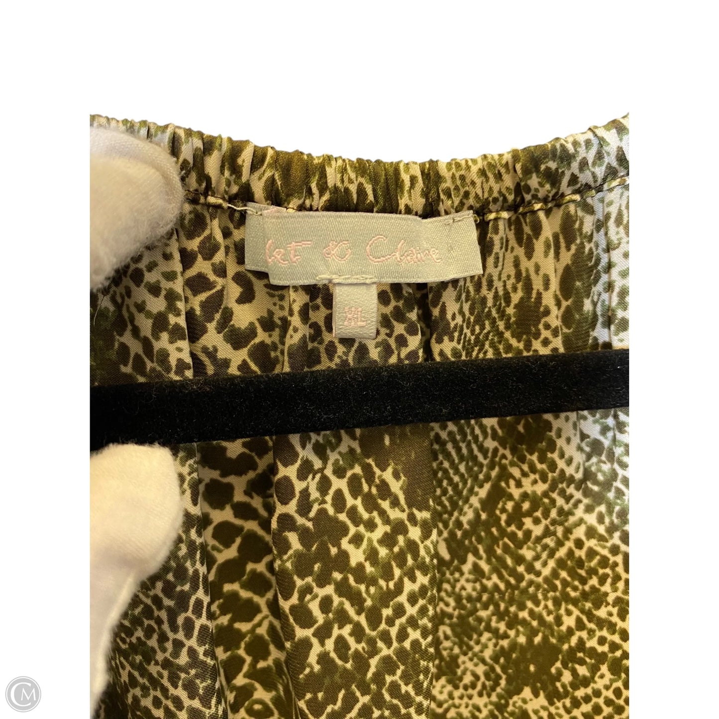 Top 3/4 Sleeve By Violet And Claire In Animal Print, Size: Xl