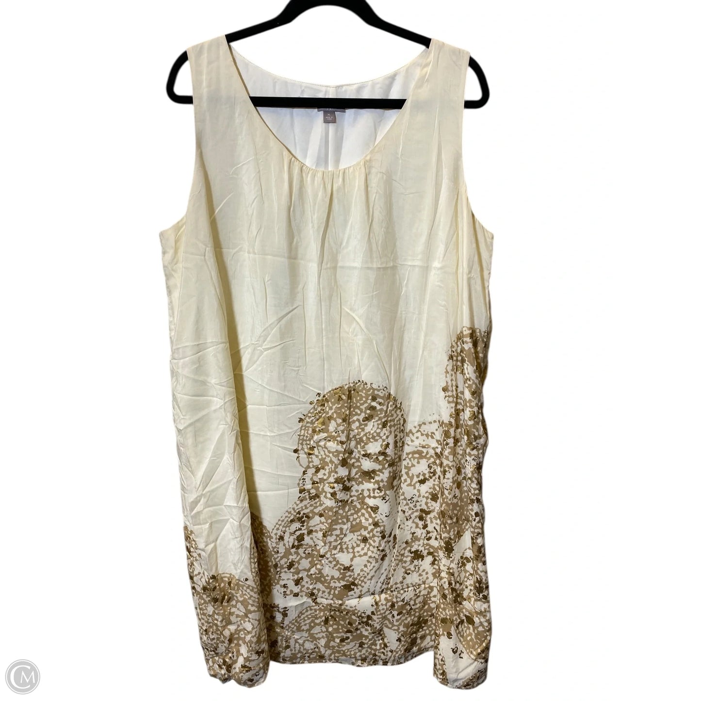 Dress Casual Midi By J. Jill In Cream, Size: Xl