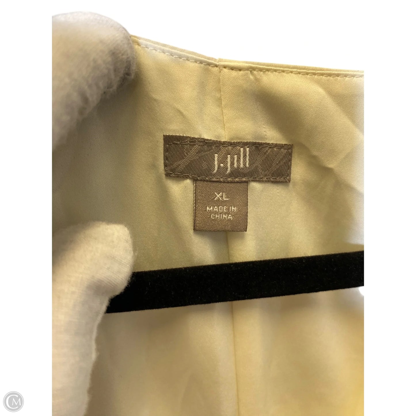 Dress Casual Midi By J. Jill In Cream, Size: Xl