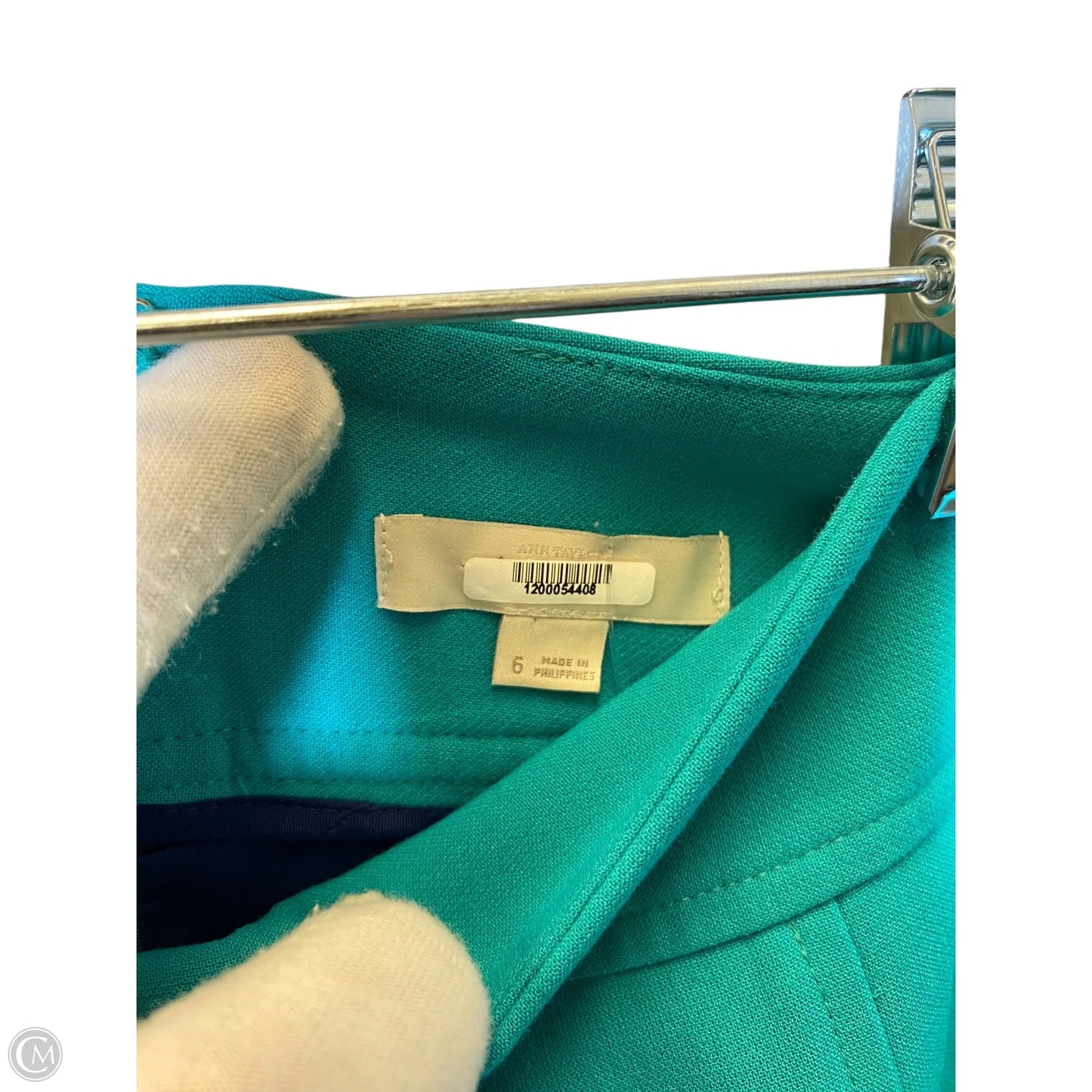 Skirt Midi By Ann Taylor In Teal, Size: S