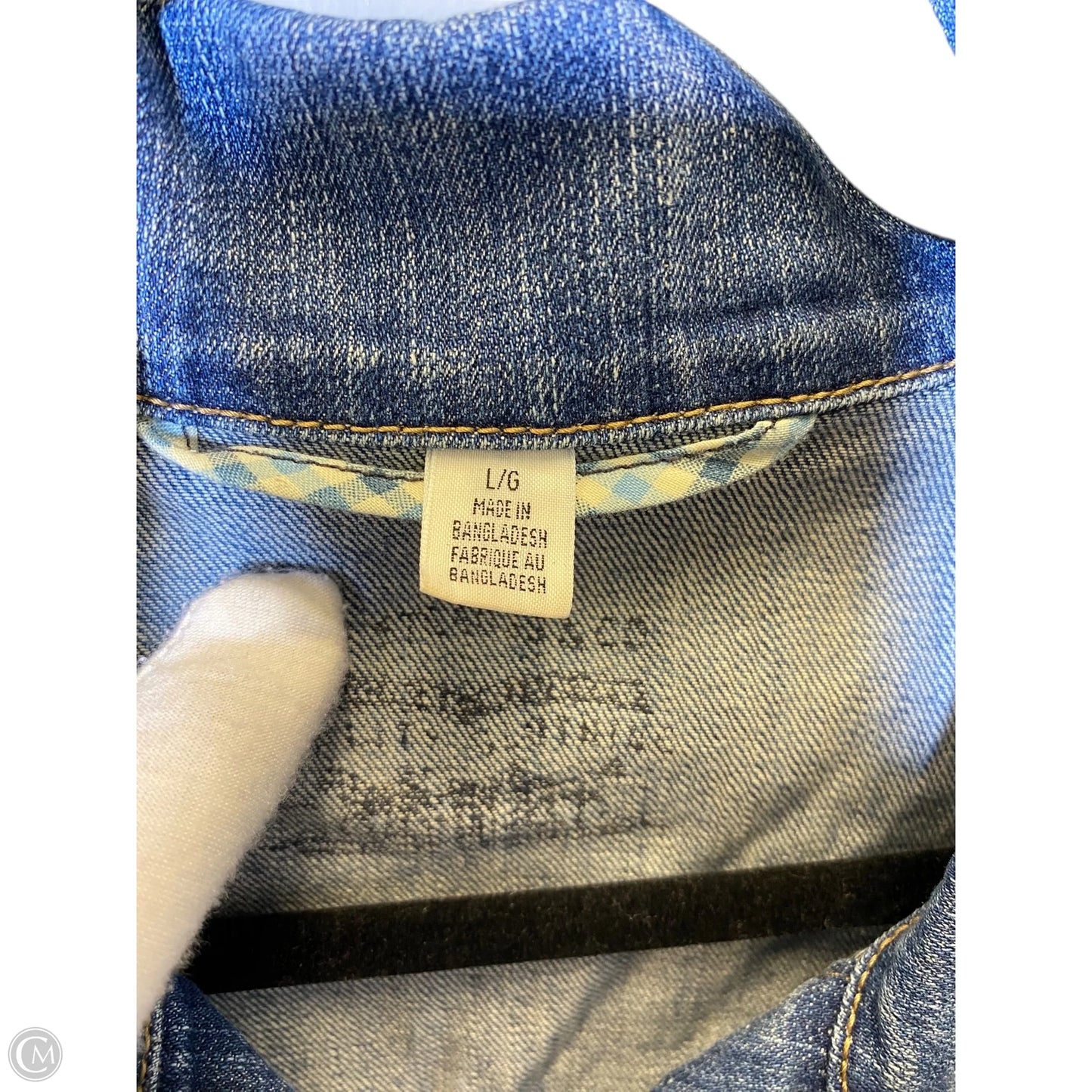 Jacket Denim By Levis In Blue, Size: L