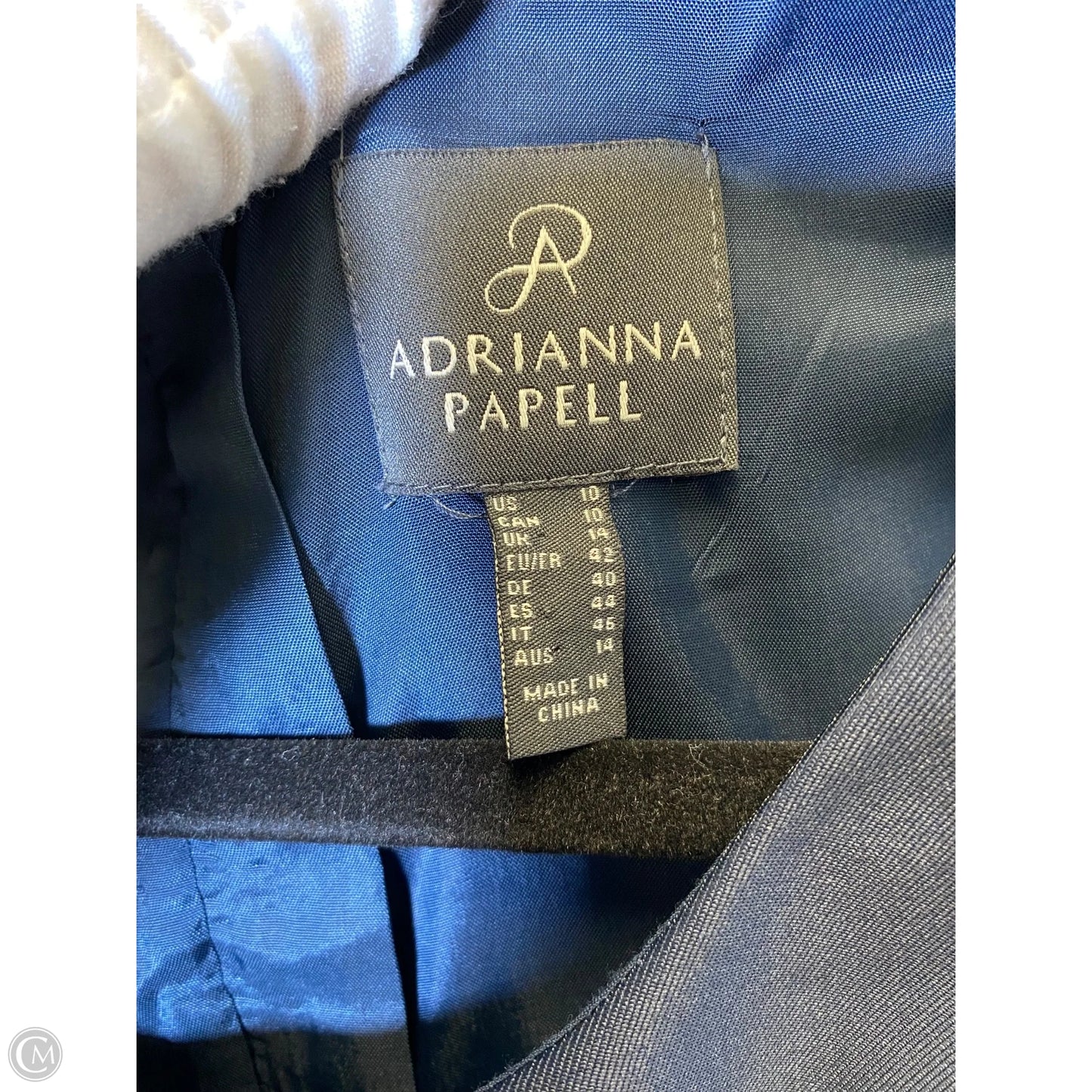 Dress Party Short By Adrianna Papell In Navy, Size: 10