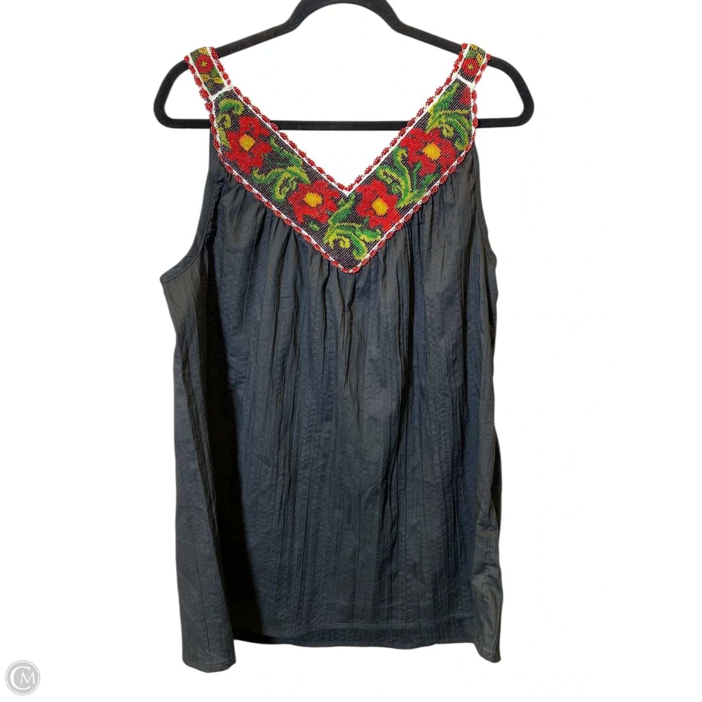 Top Sleeveless By Consuela In Multi-colored, Size: L