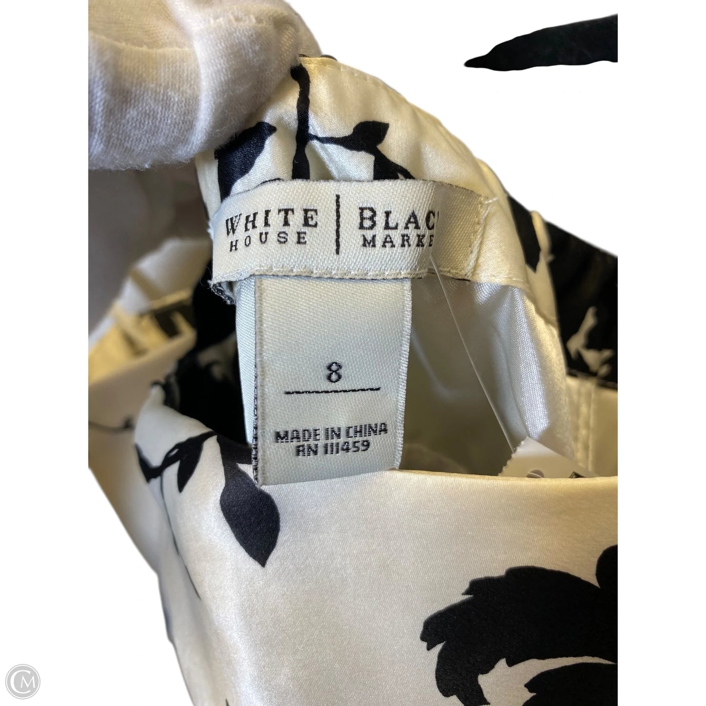 Top Sleeveless By White House Black Market In Black & White, Size: 8